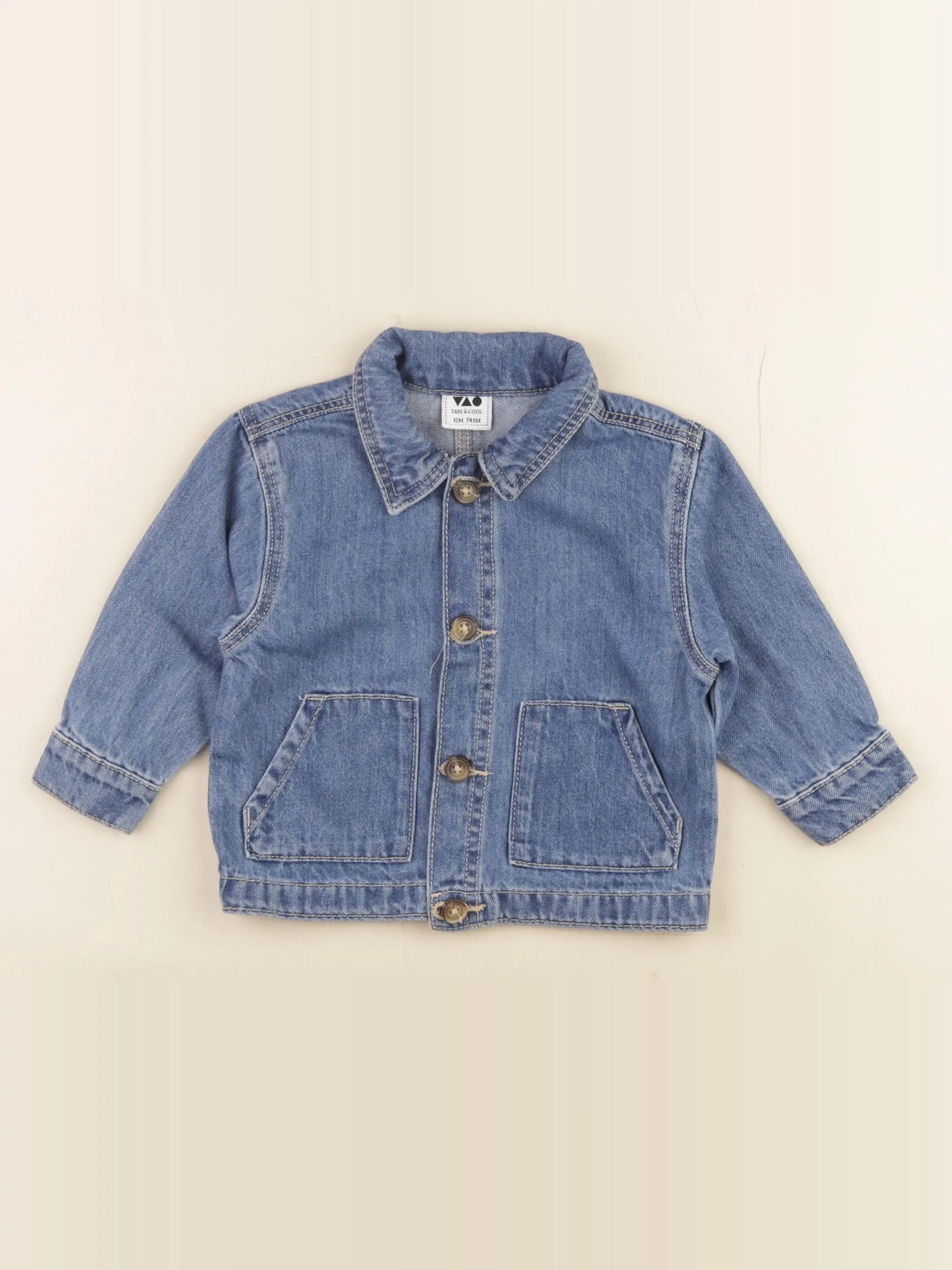 Tape à l'oeil - veste bleu - 12 mois