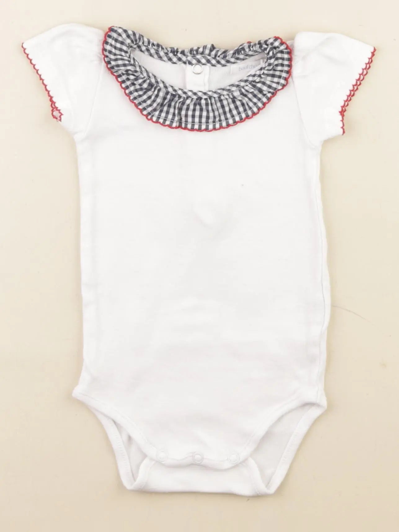 Boutchou - body à col blanc - 6 mois