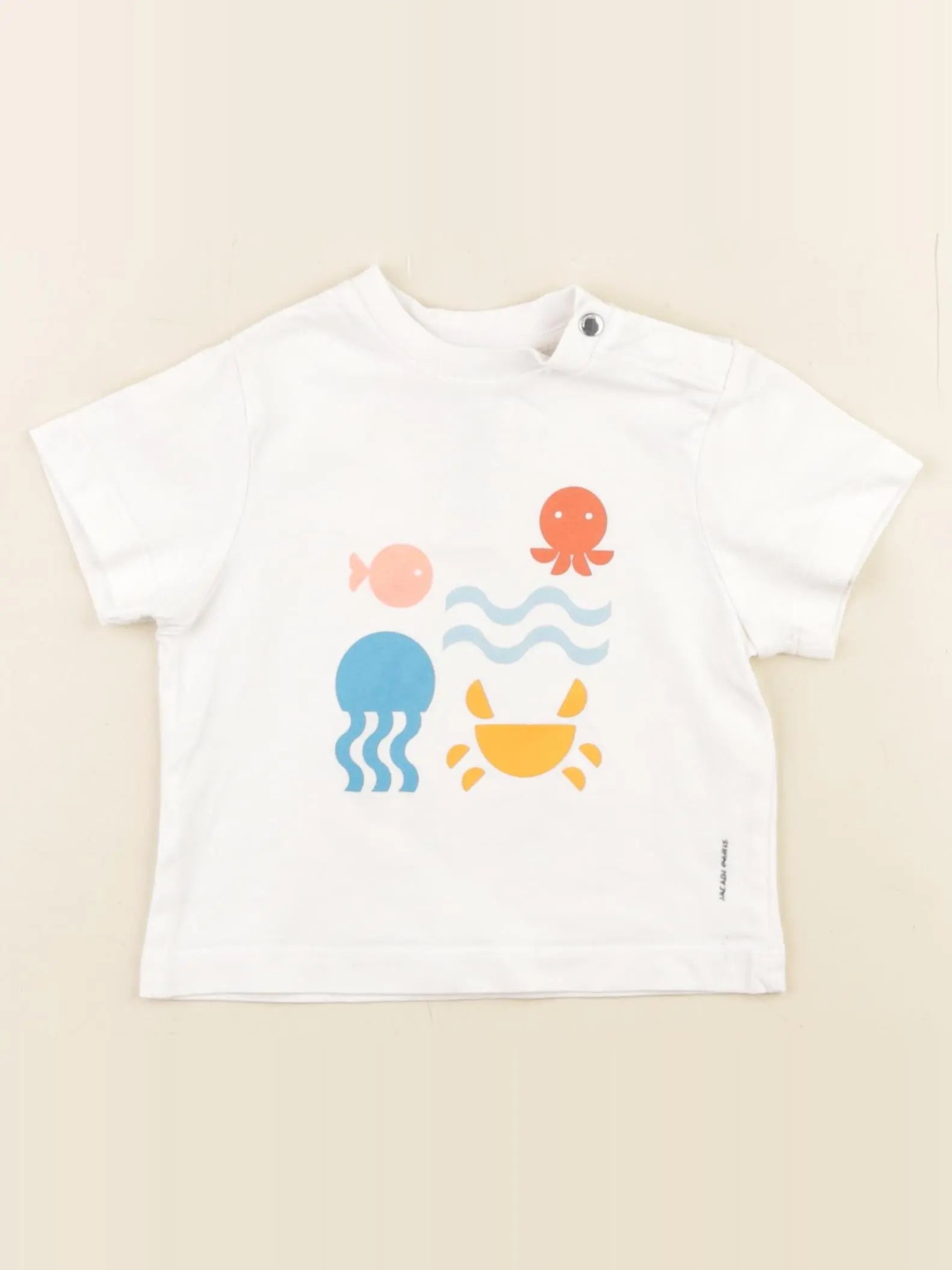 Jacadi - tee-shirt blanc - 12 mois