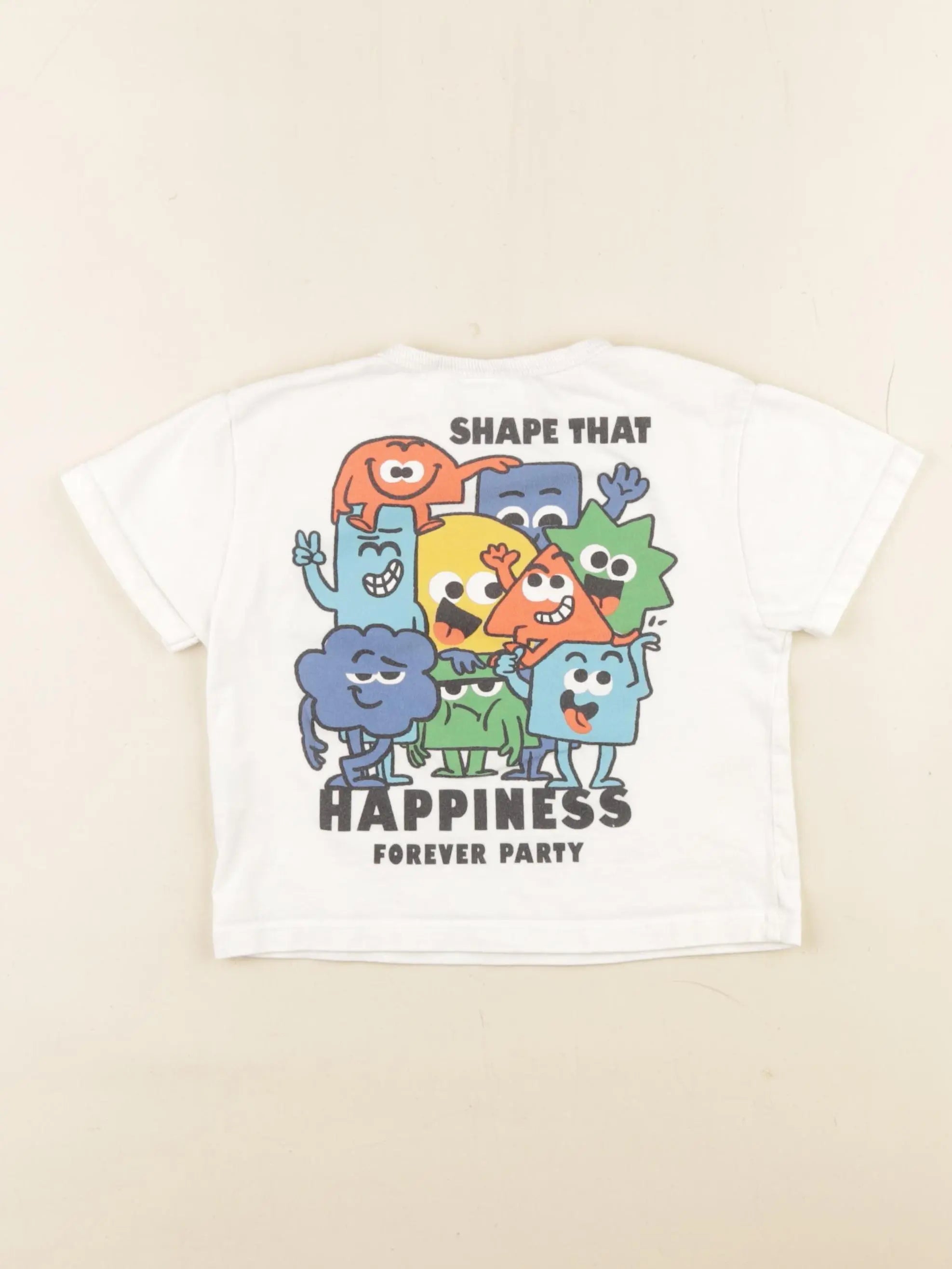 Zara - tee-shirt imprimé au dos blanc - 9/12 mois