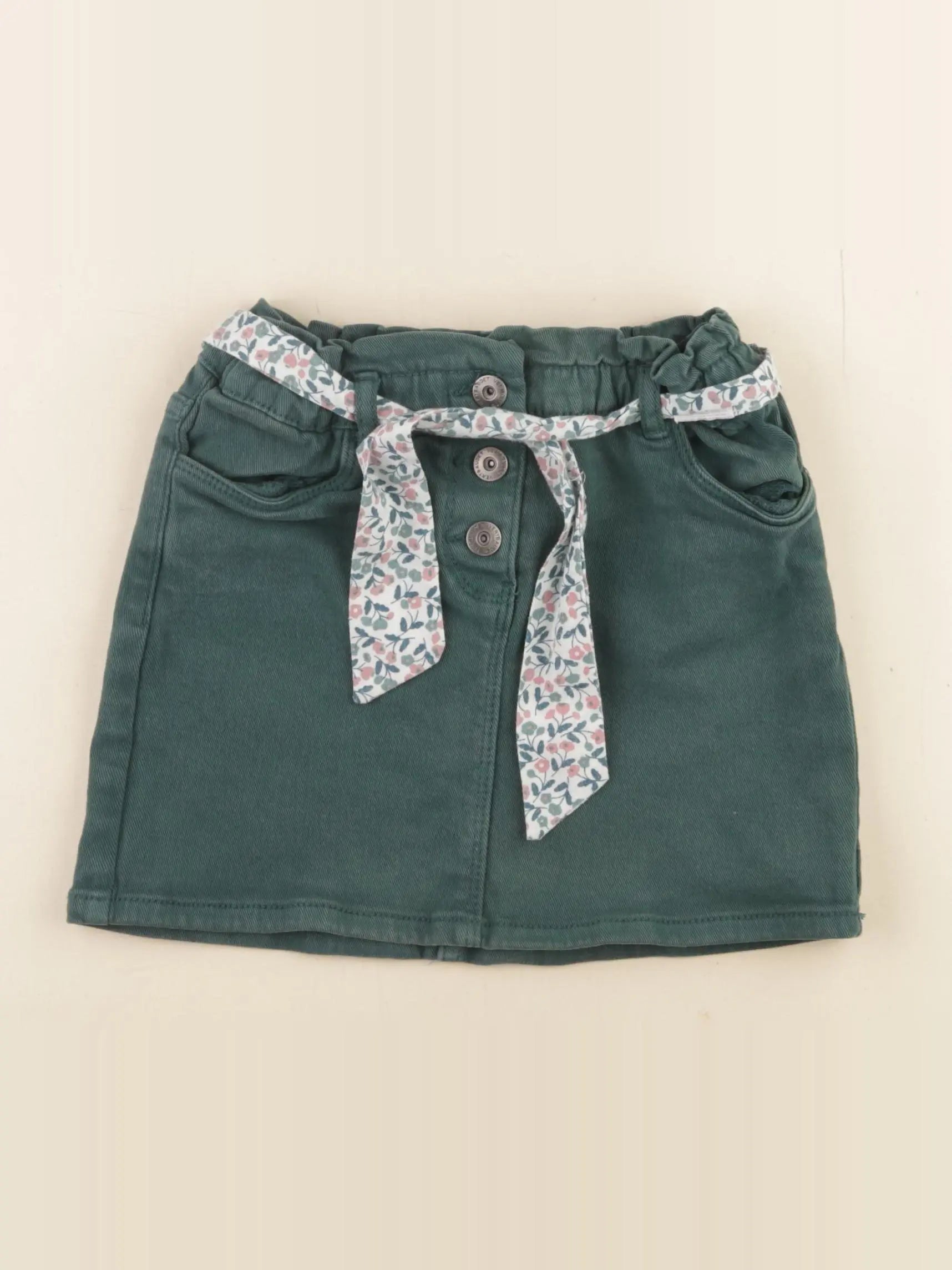 Vertbaudet - jupe vert - 6 ans