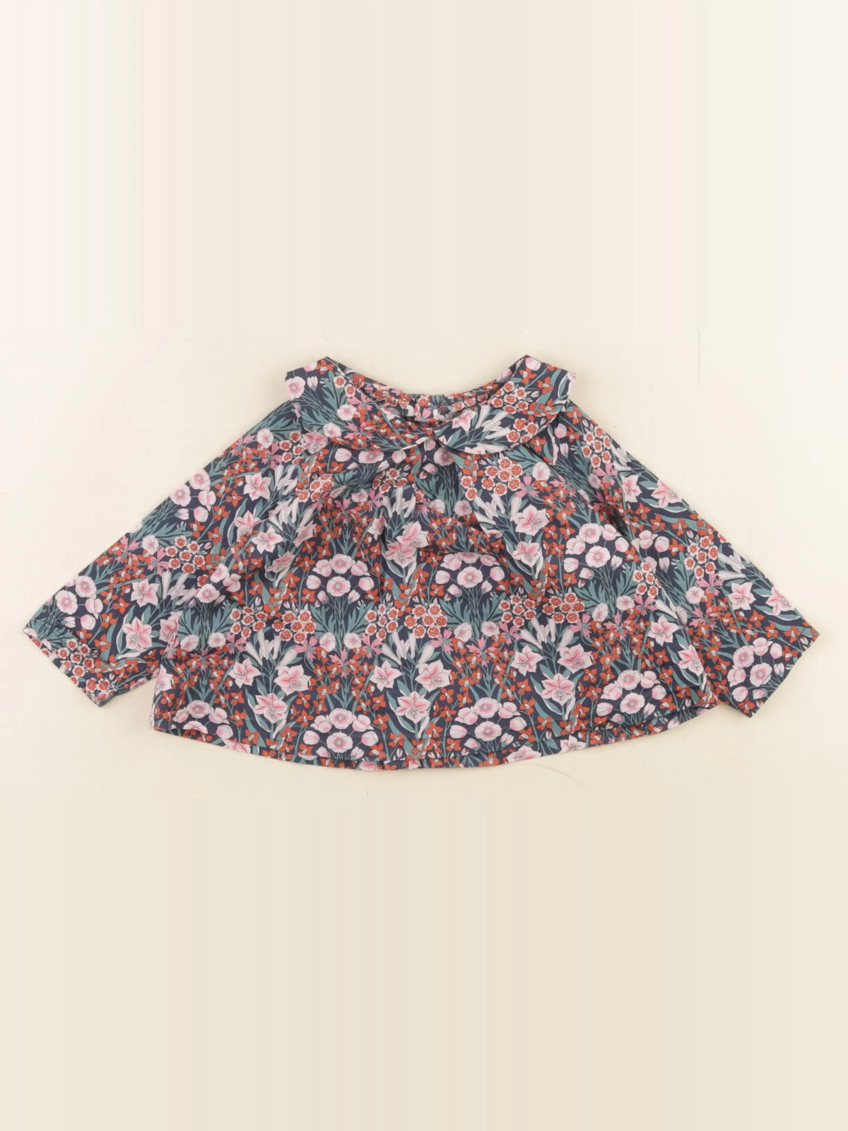 Jacadi - blouse liberty multicolore - 6 mois