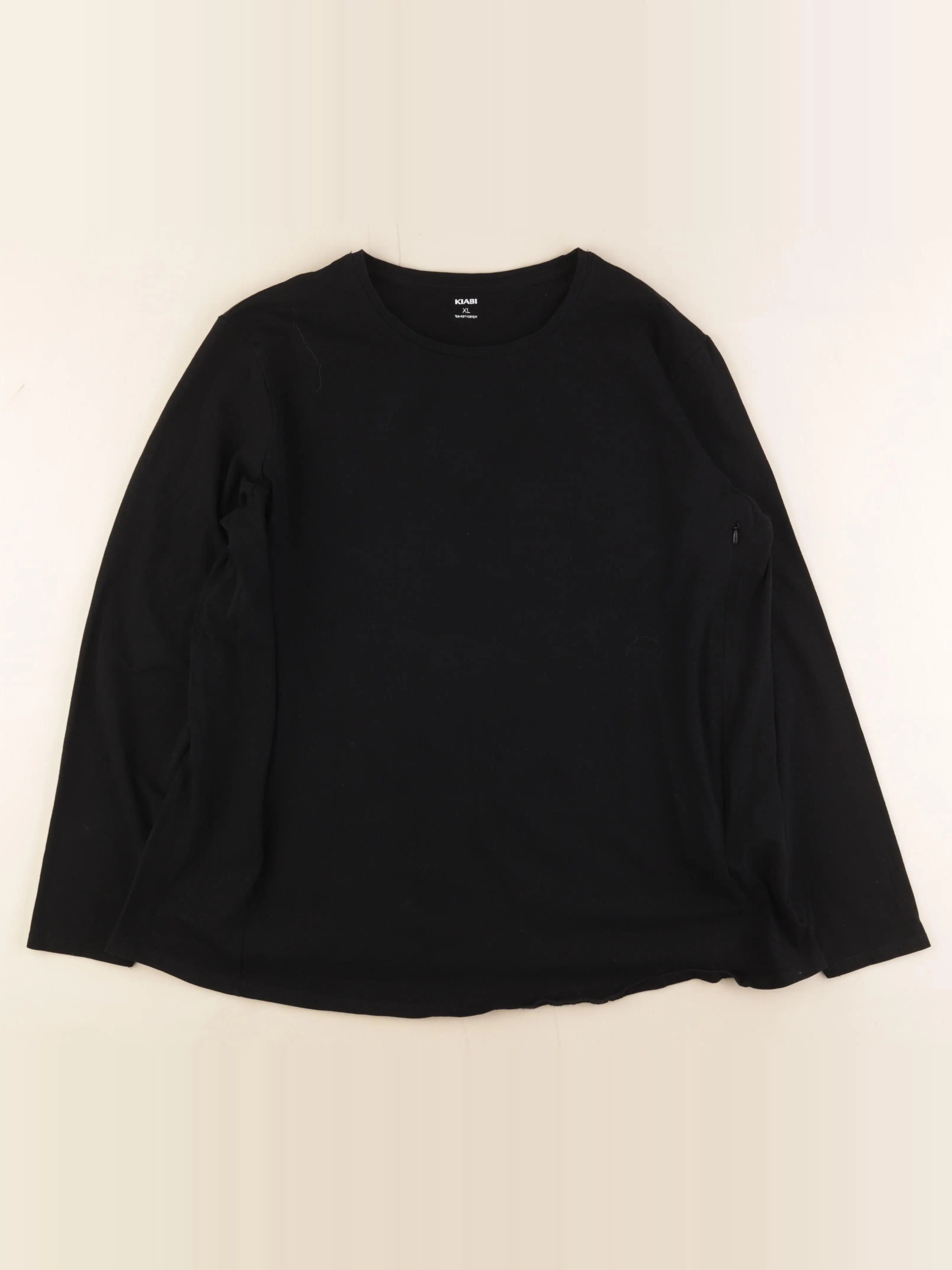 Kiabi - tee-shirt grossesse, allaitement noir - l