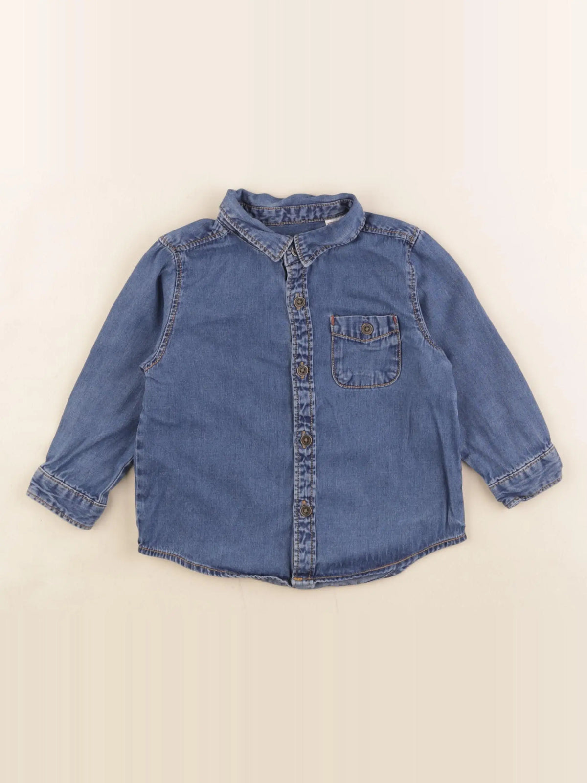 Zara - chemise bleu - 9/12 mois