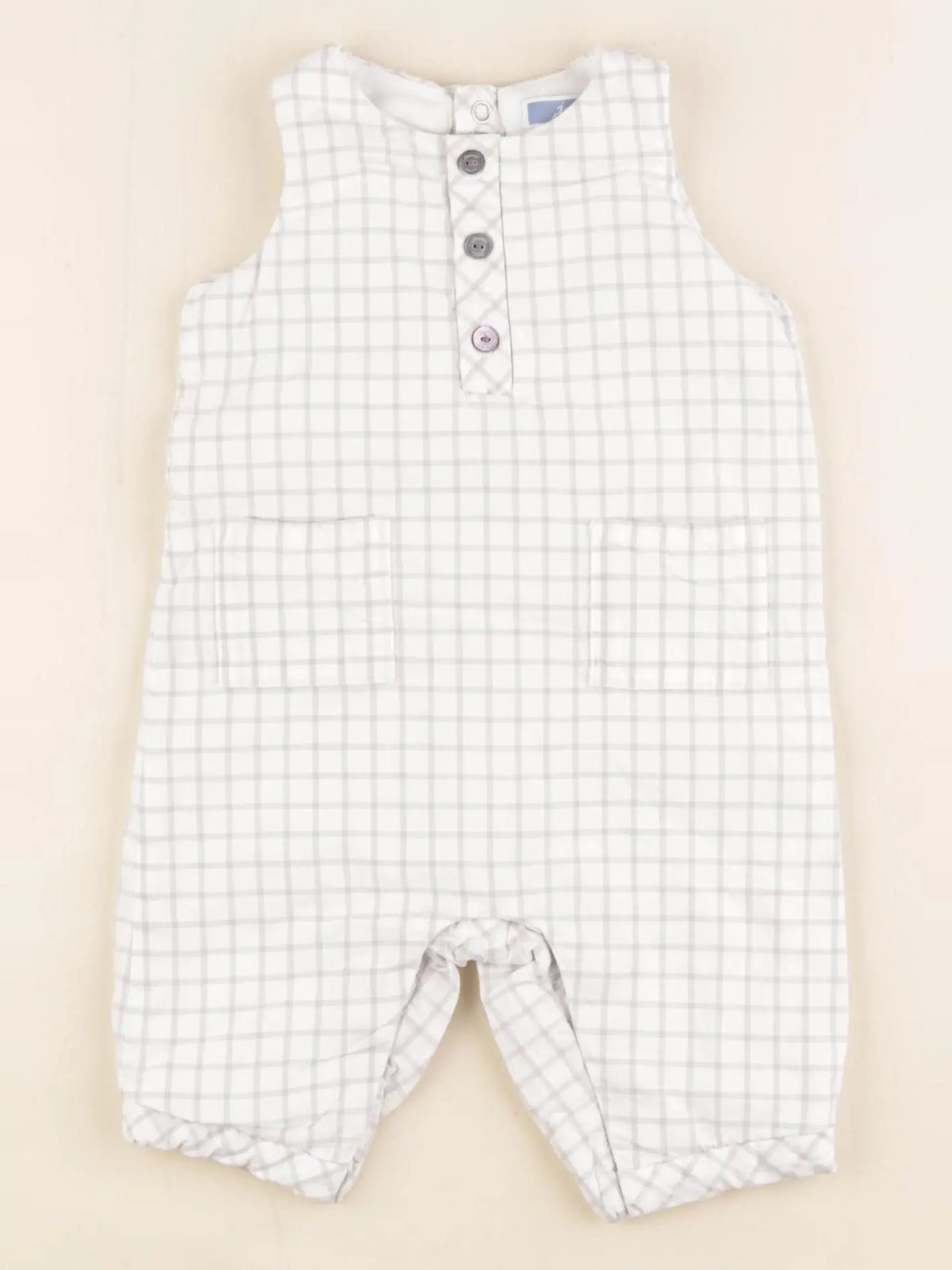 Jacadi - salopette gris - 3 mois