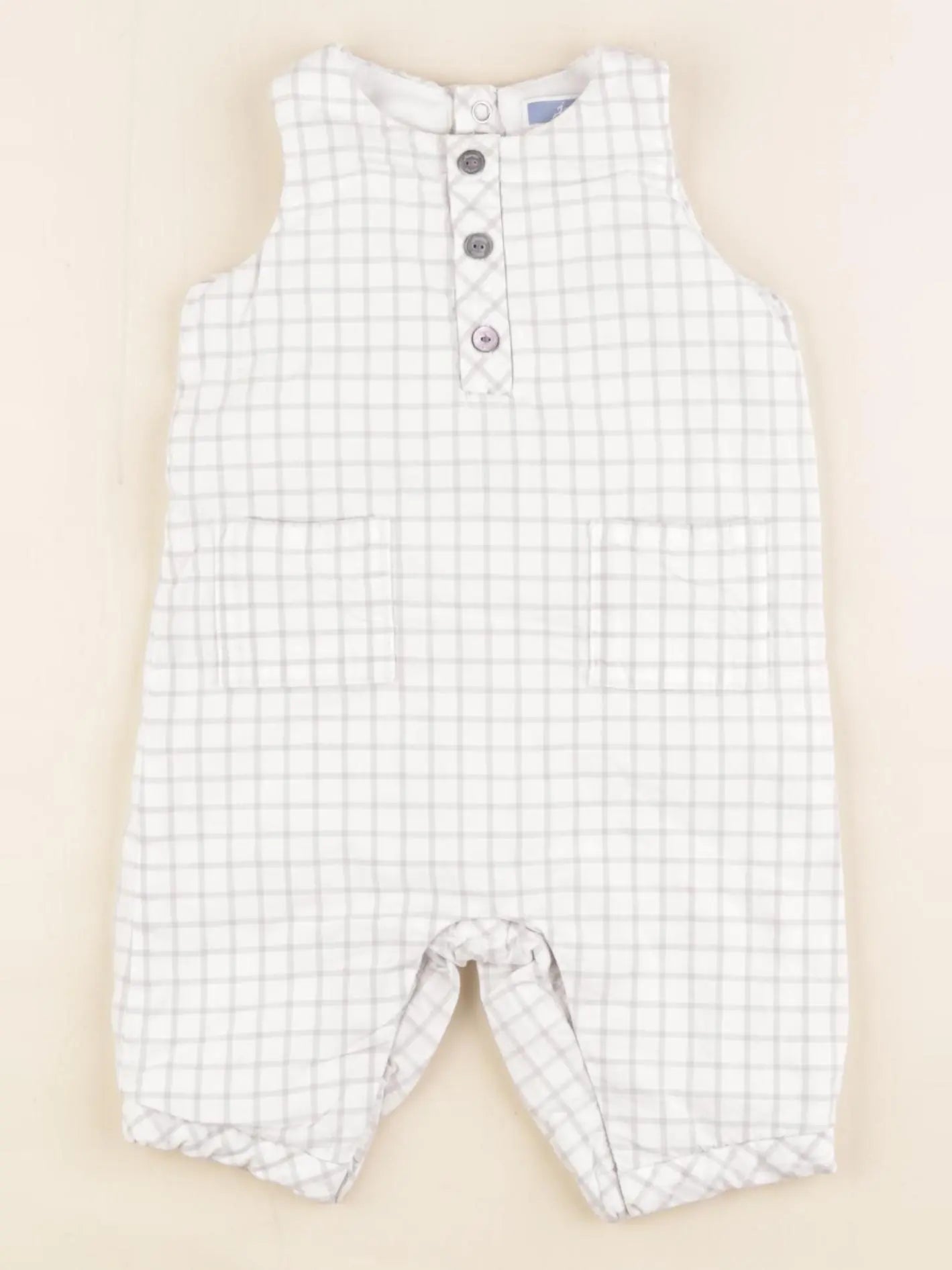 Jacadi - salopette gris - 3 mois