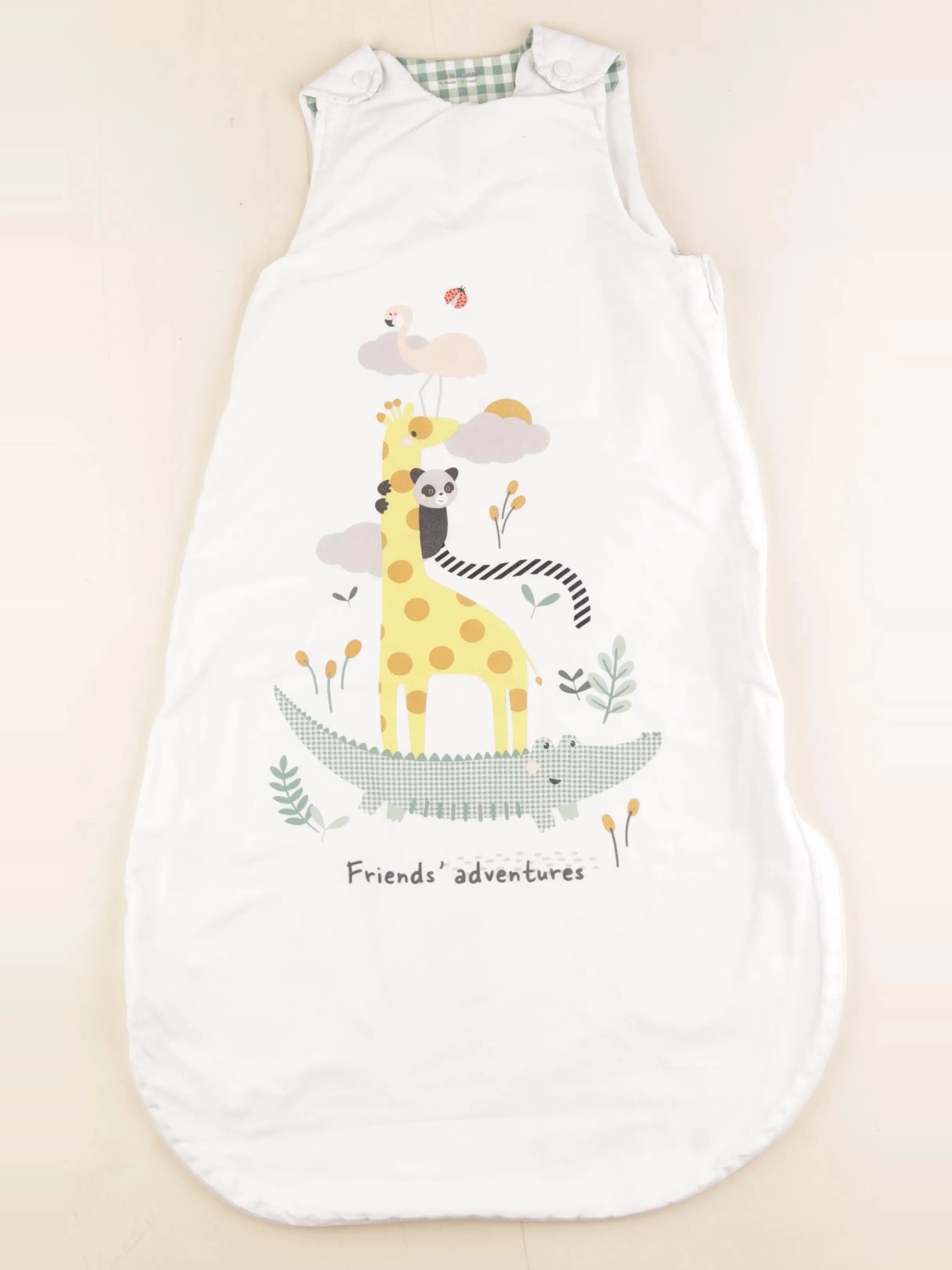 Vertbaudet - gigoteuse TOG 1 blanc - 6/18 mois