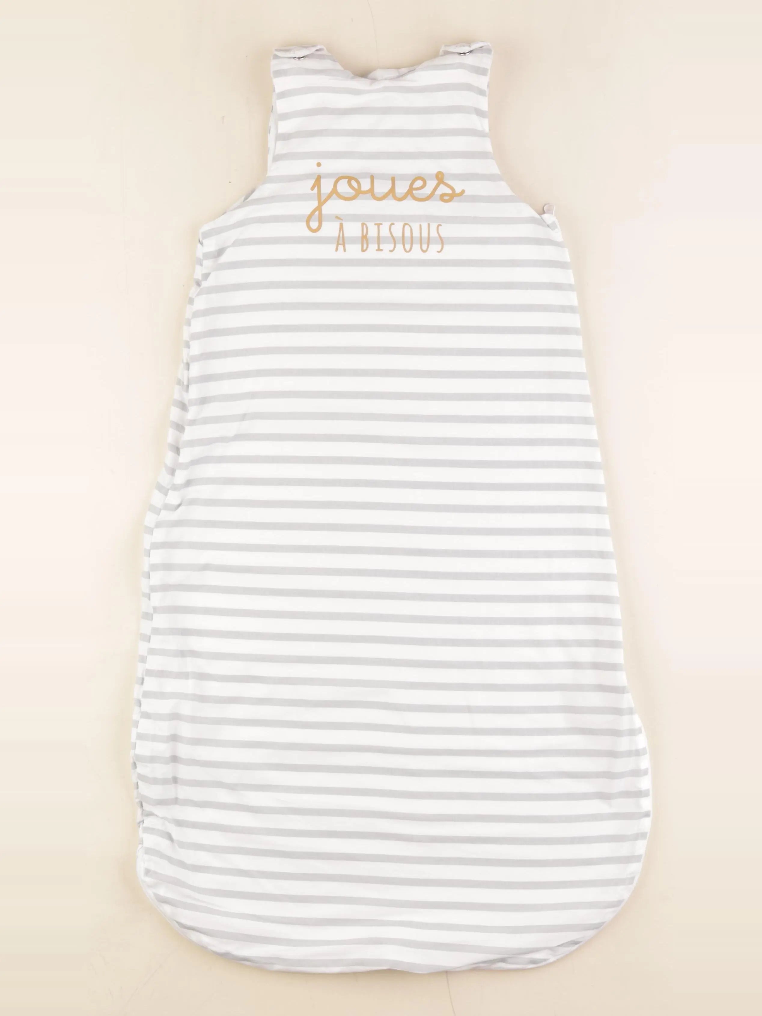 Vertbaudet - gigoteuse TOG 1 blanc, gris - 6/18 mois