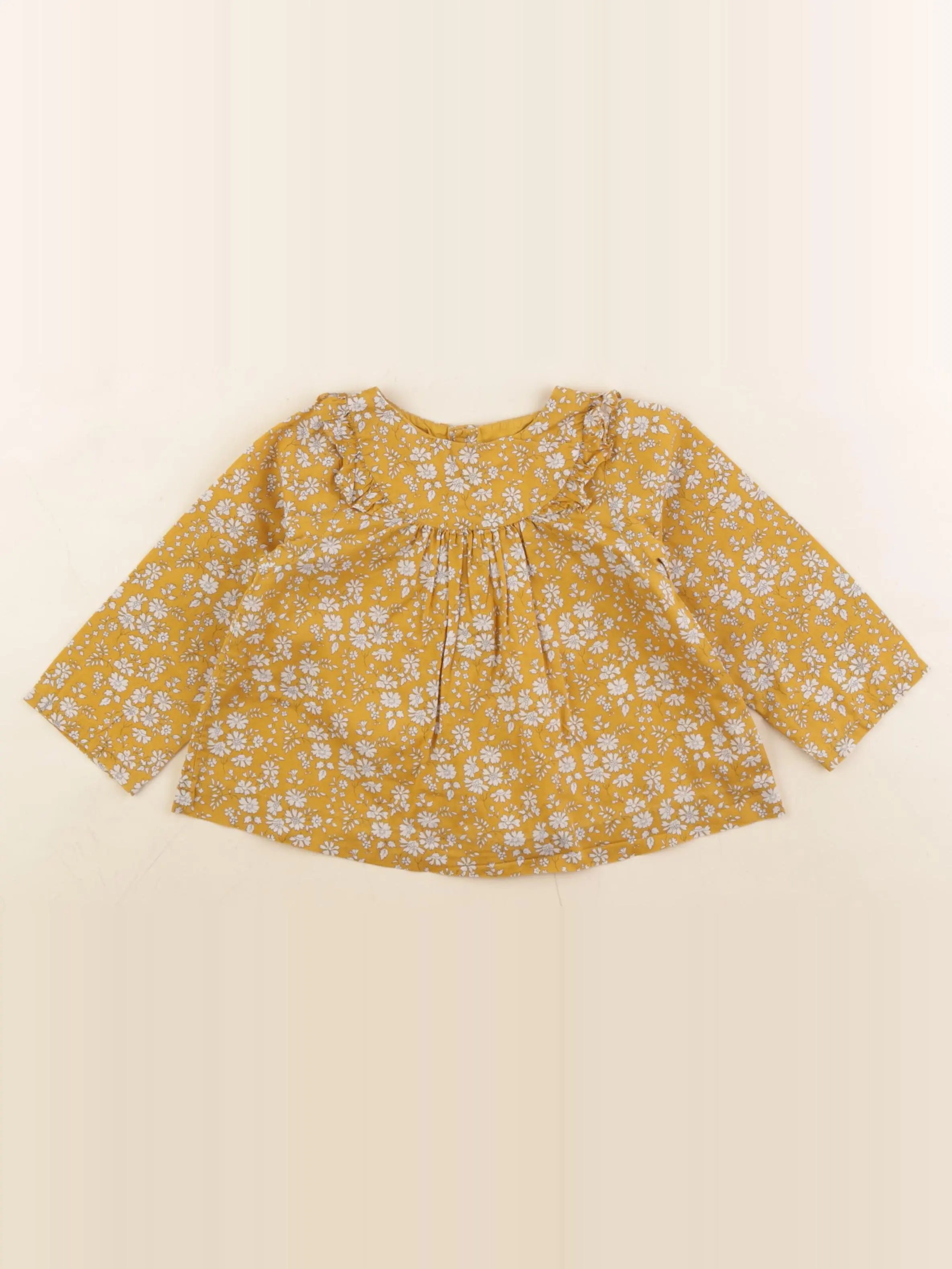 Jacadi - blouse jaune - 18 mois