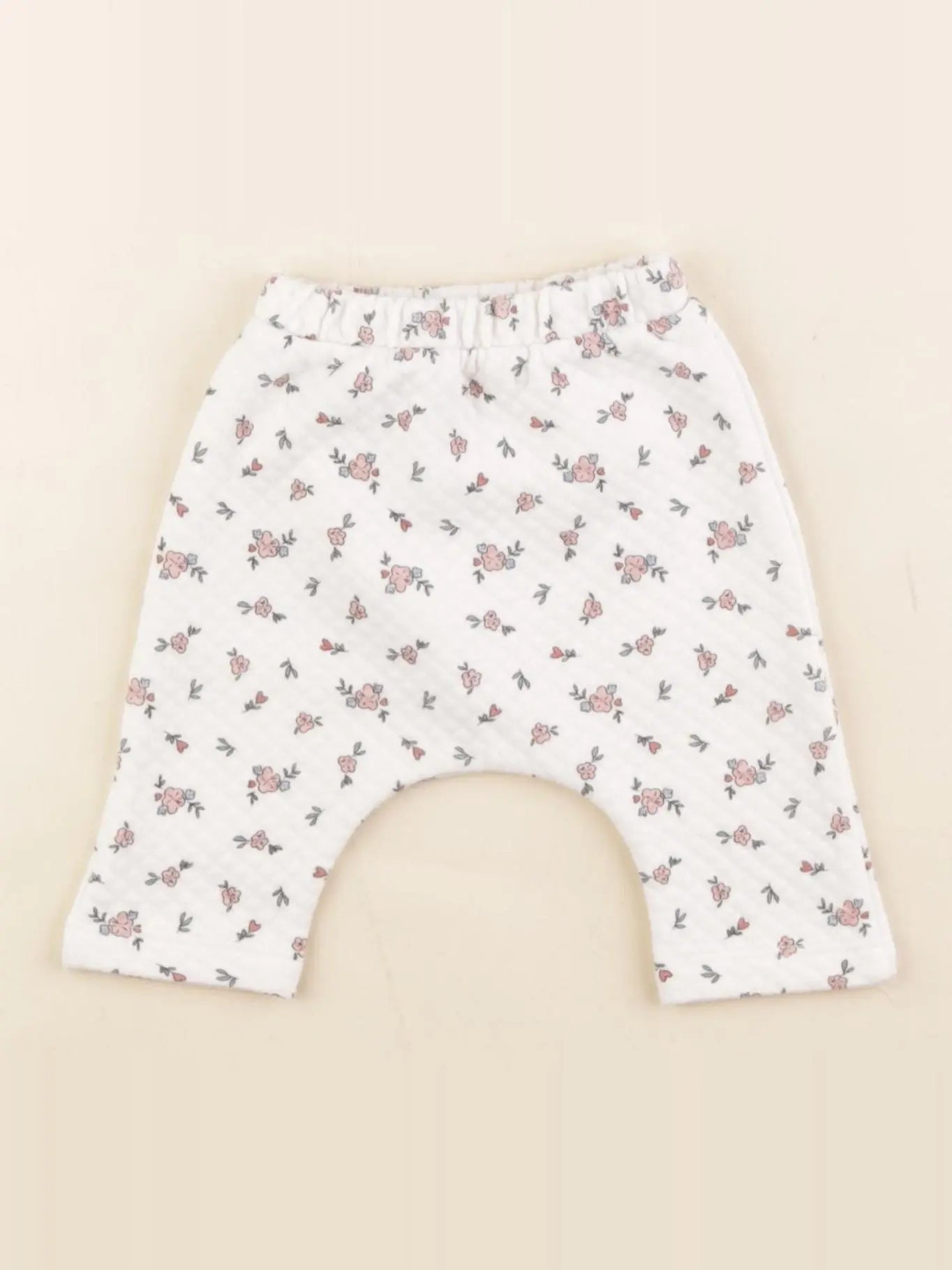 Vertbaudet - sarouel blanc - 1 mois