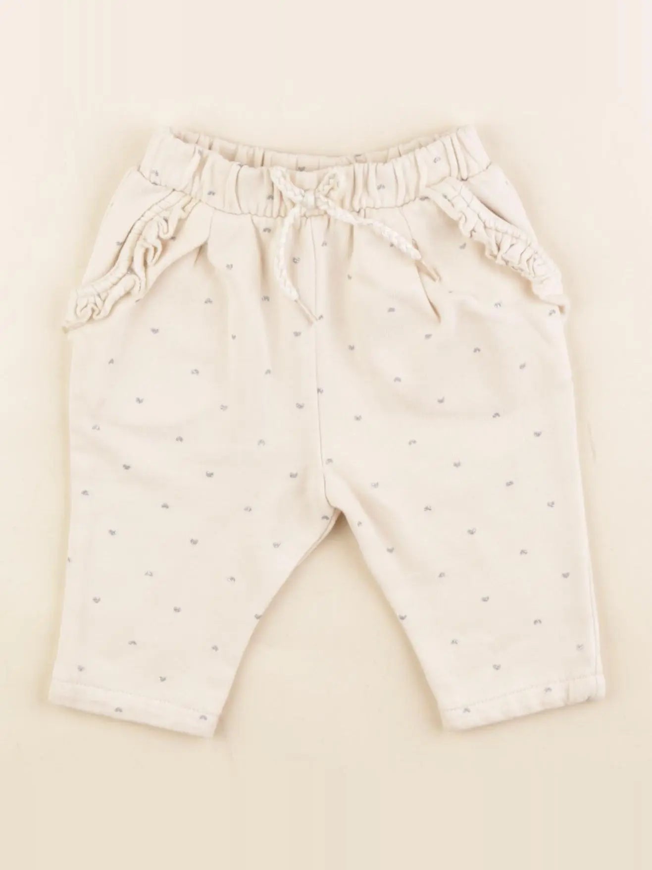 Vertbaudet - pantalon beige - 3 mois