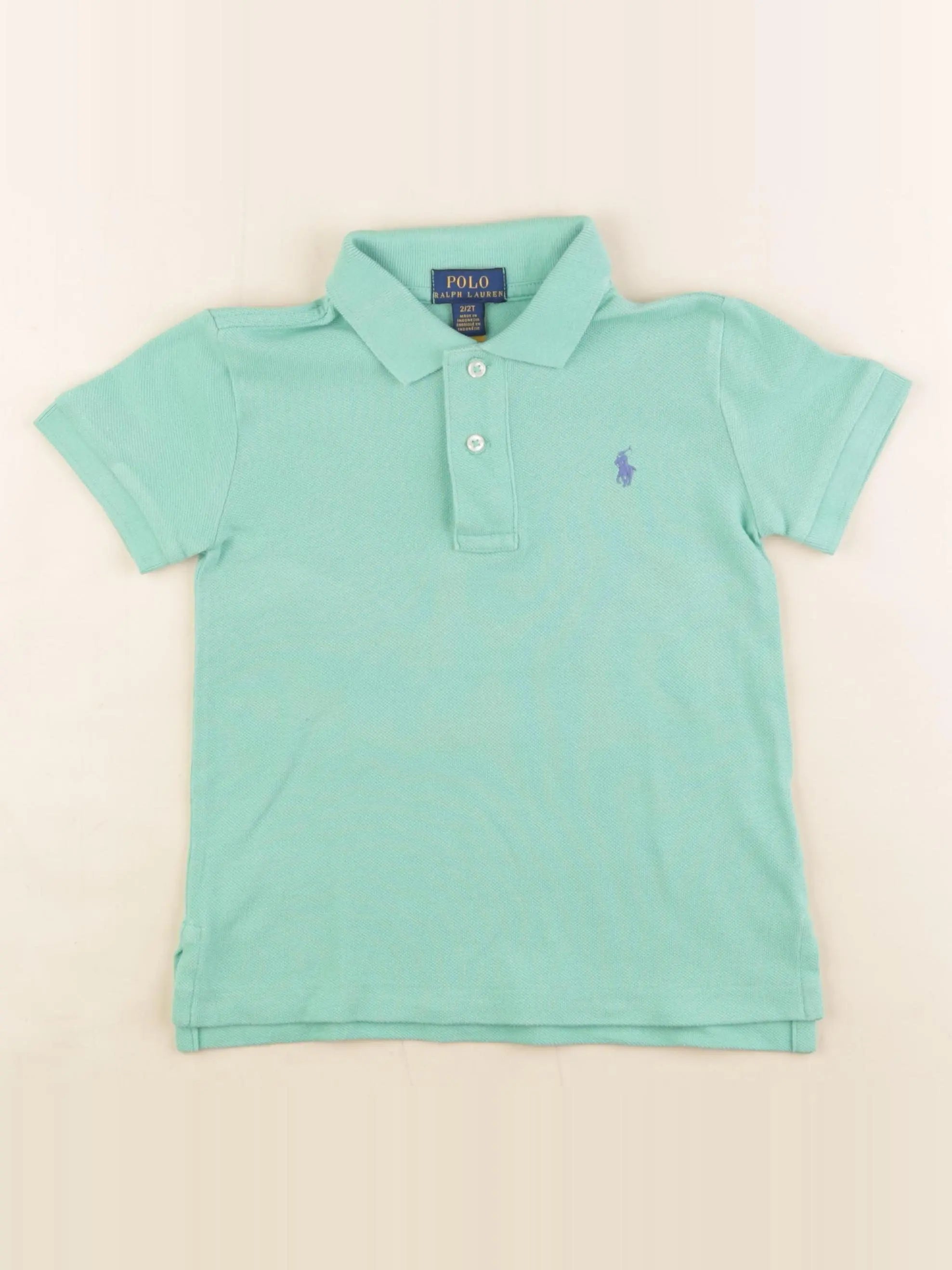 Ralph Lauren - polo vert - 2 ans