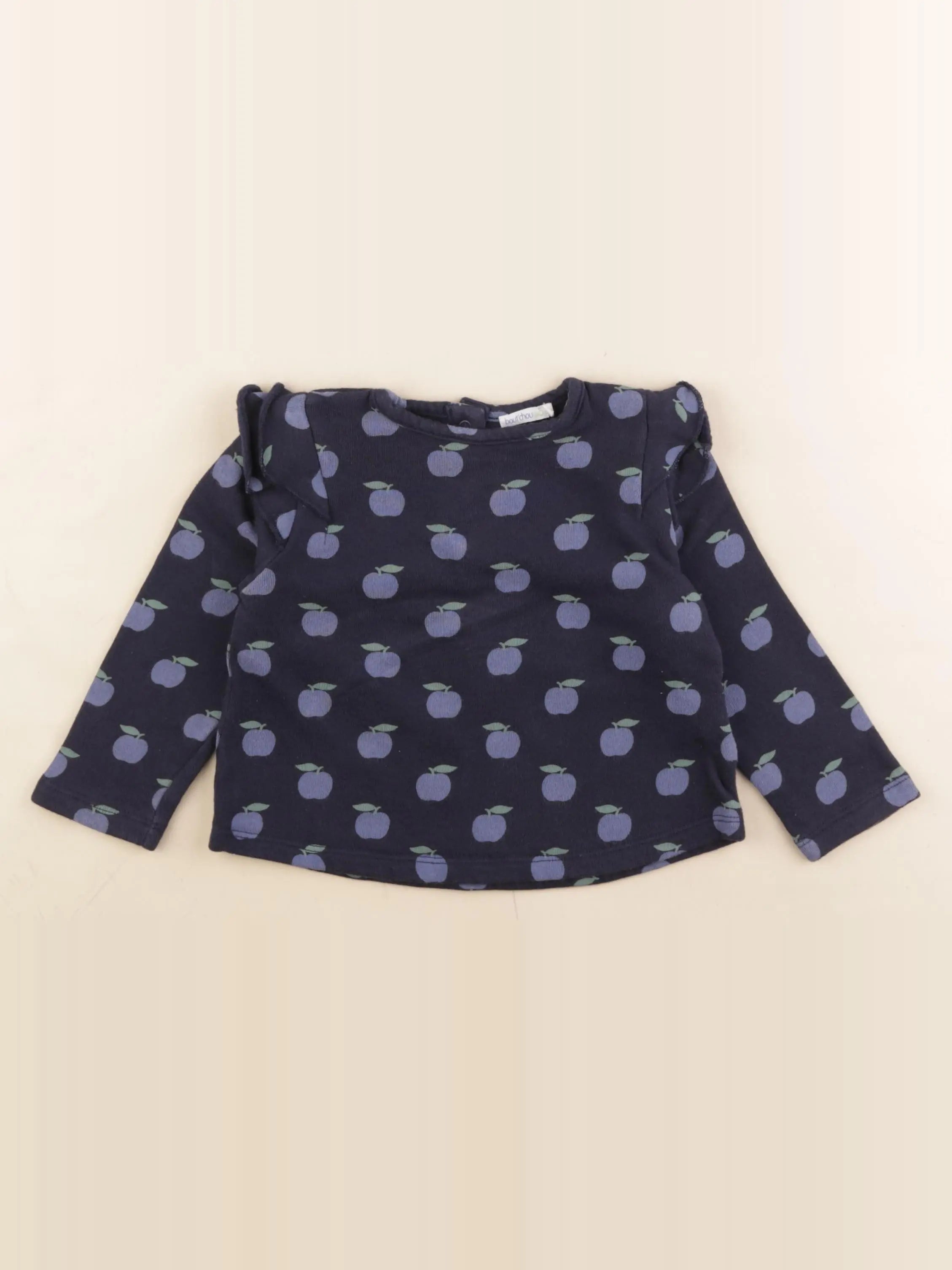 Boutchou - sweat bleu - 18 mois
