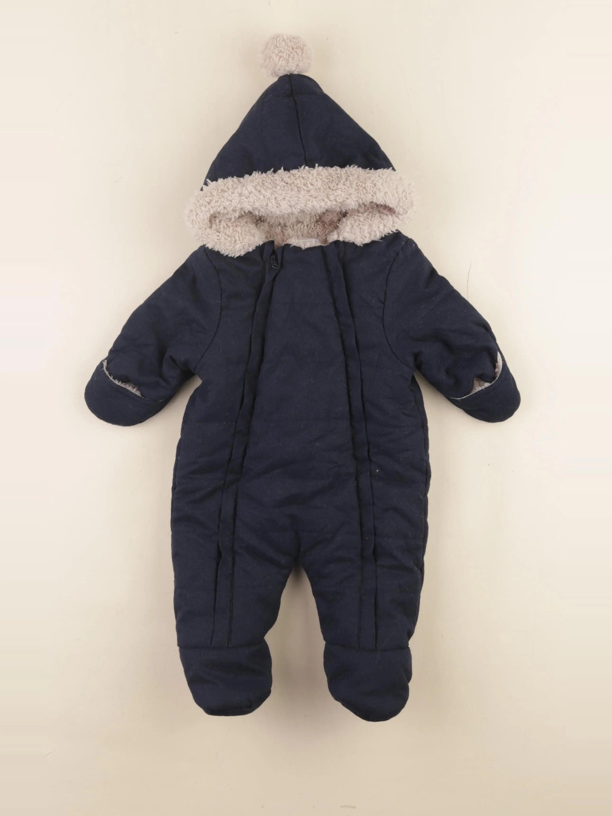 Vertbaudet - combi-pilote bleu - 1 mois