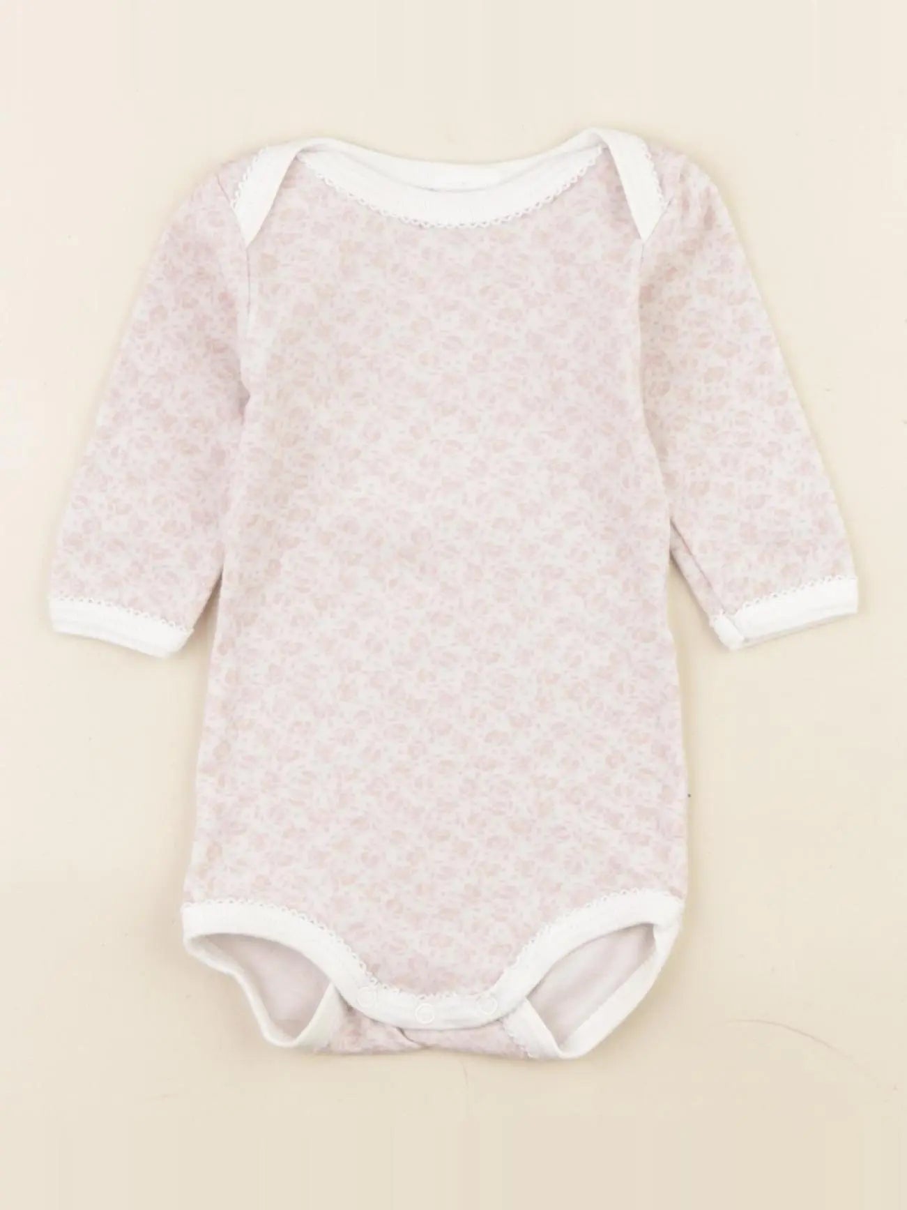 Petit Bateau - body rose - 3 mois