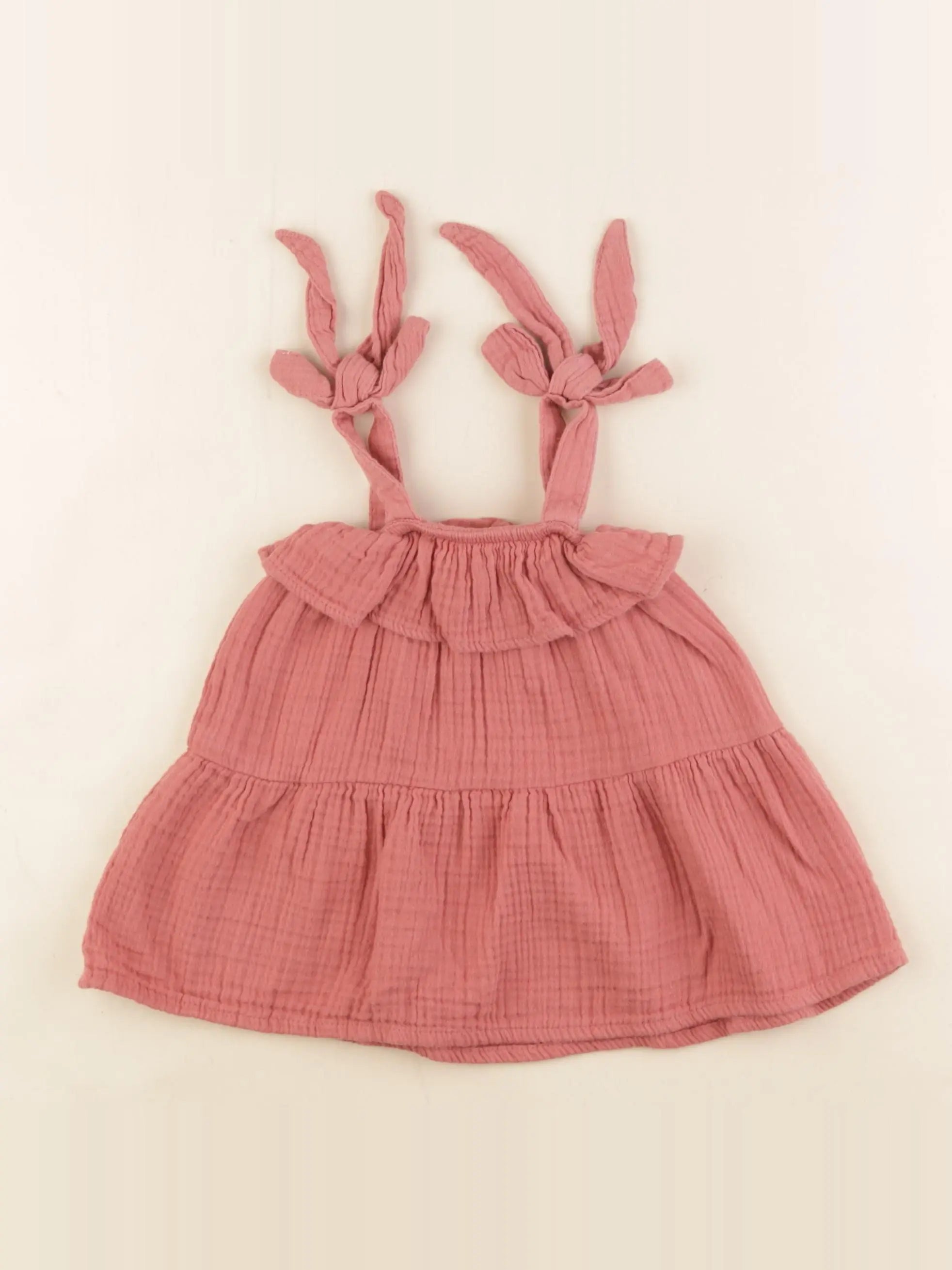 Eli & Nev - robe rose - 3/6 mois