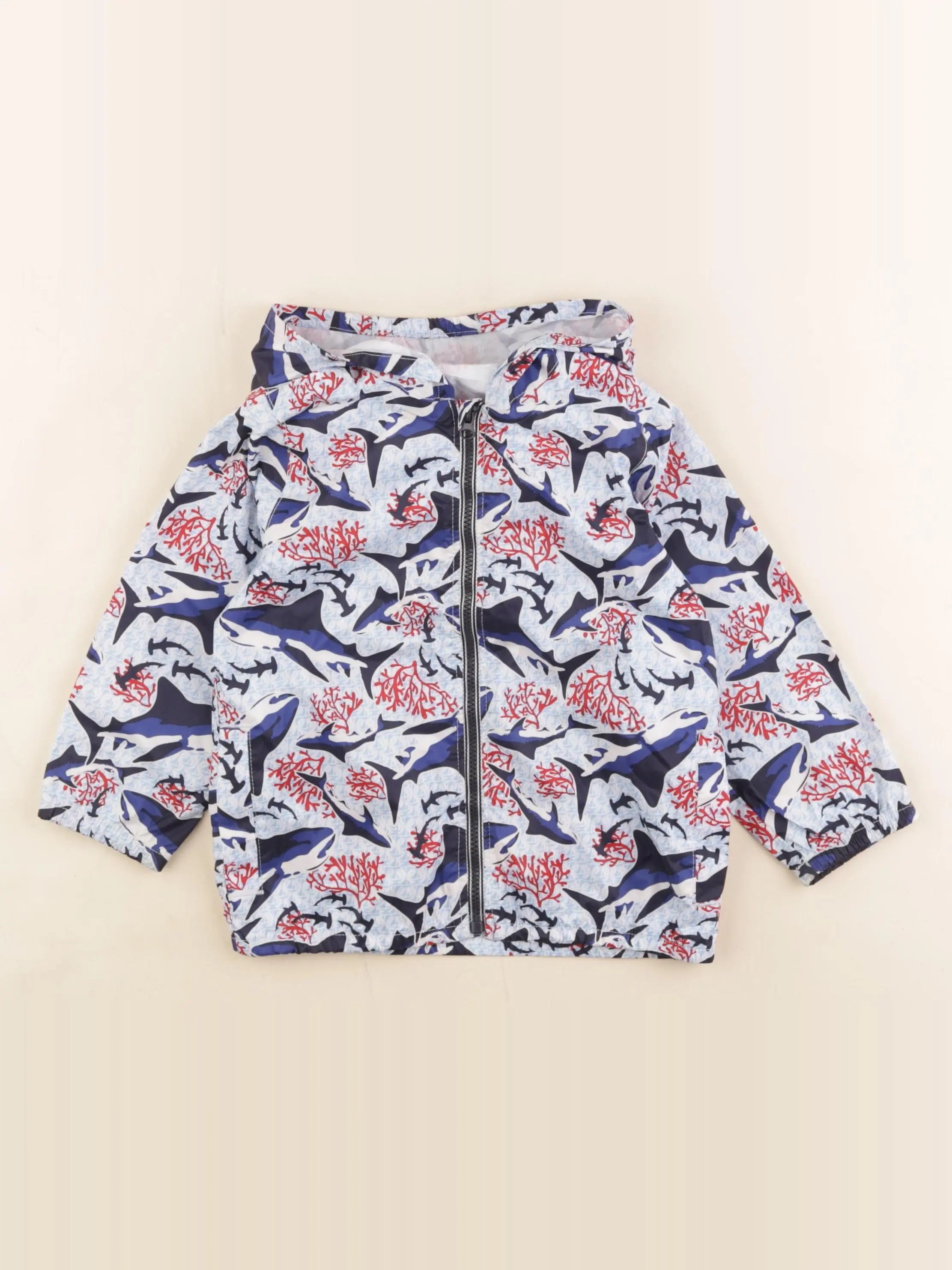 Petit Bateau - coupe-vent multicolore - 24 mois