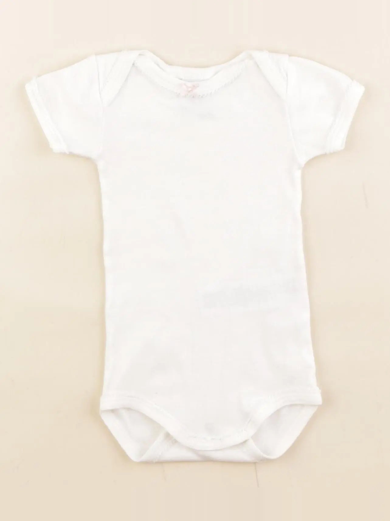 Petit Bateau - body blanc - 3 mois