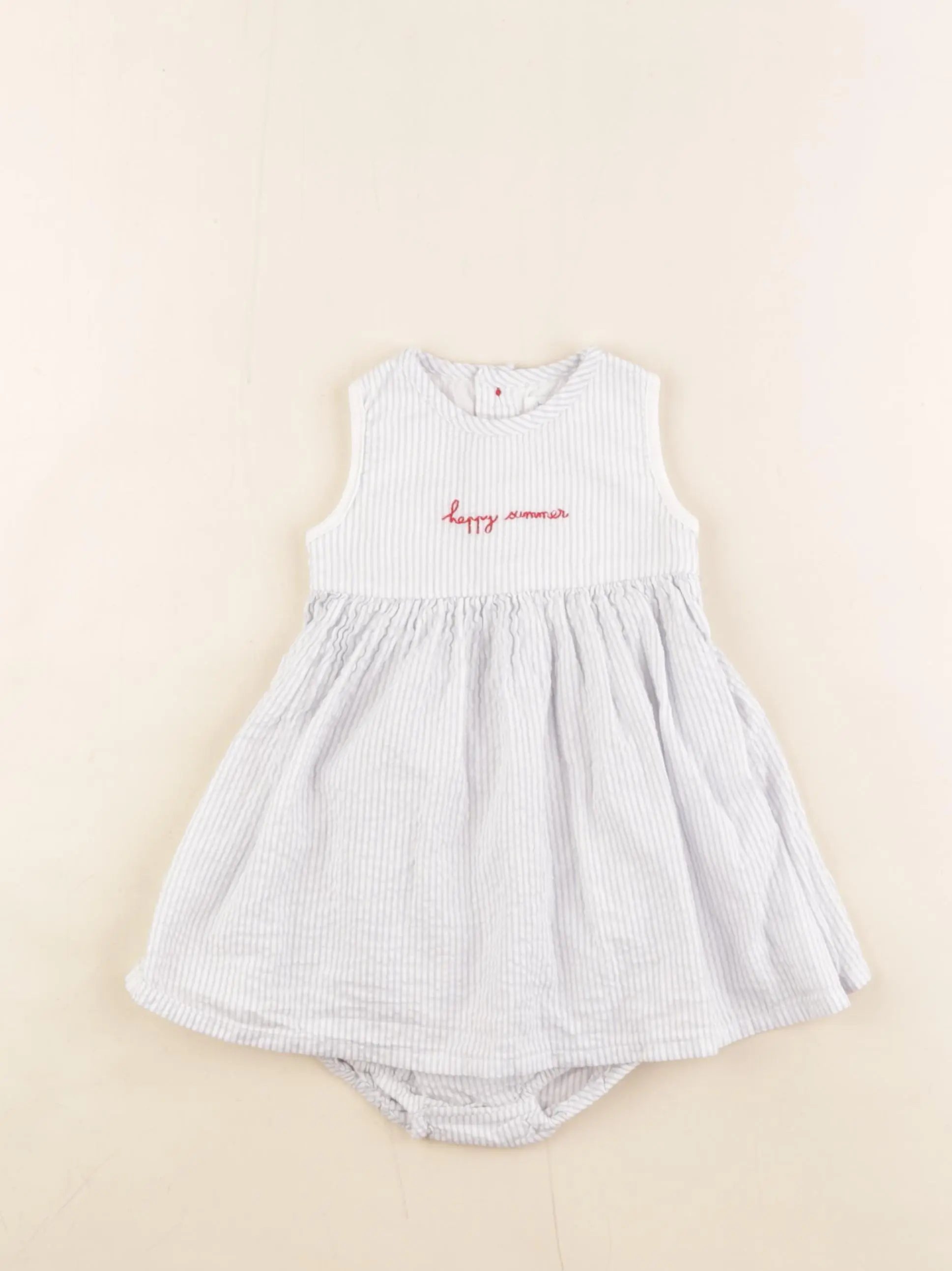 Boutchou - robe bleu - 3 mois