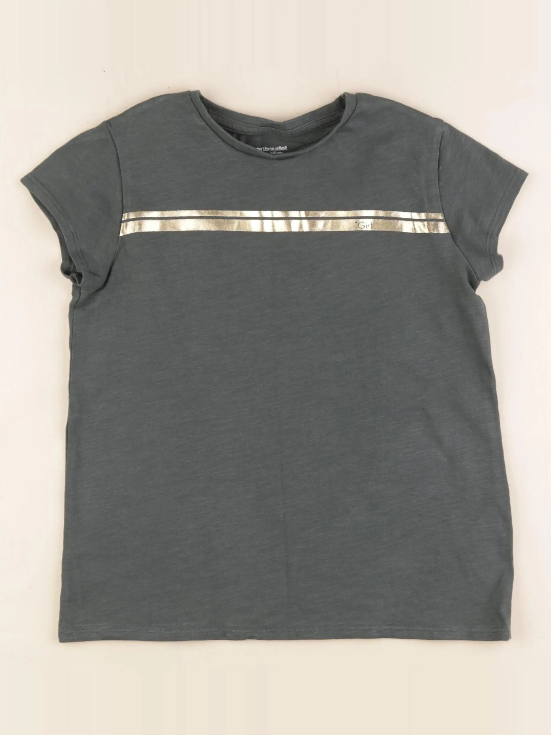 Vertbaudet - tee-shirt vert - 10 ans