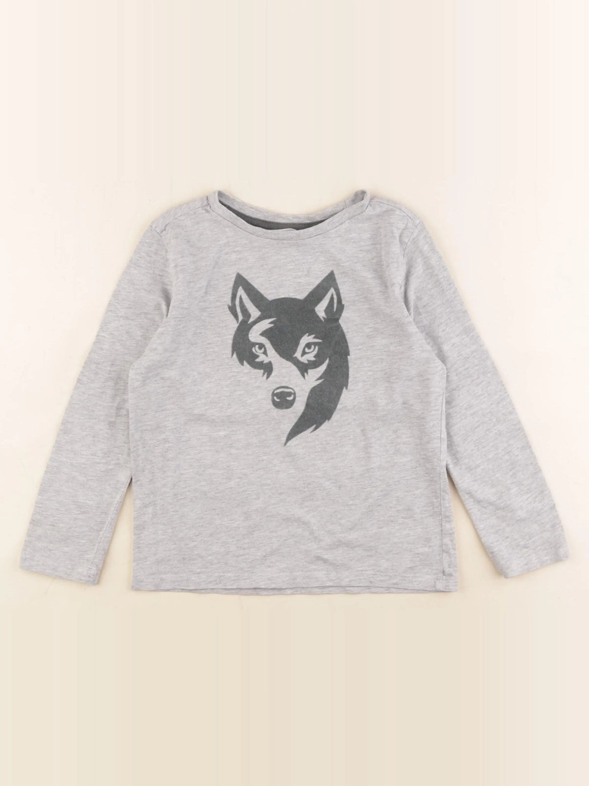 Mango - tee-shirt gris - 5/6 ans