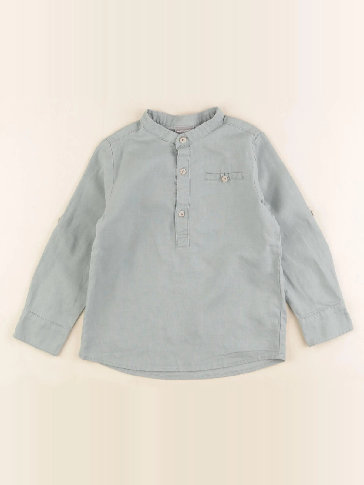 Vertbaudet - chemise vert - 5 ans