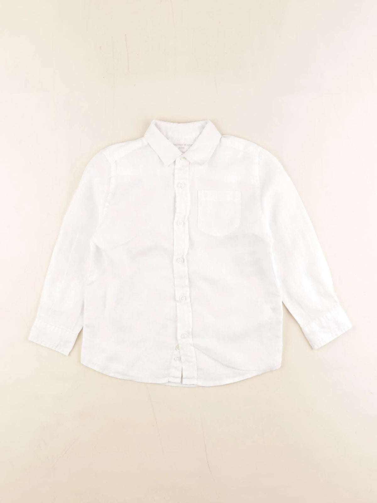 Monoprix - chemise blanc - 4 ans