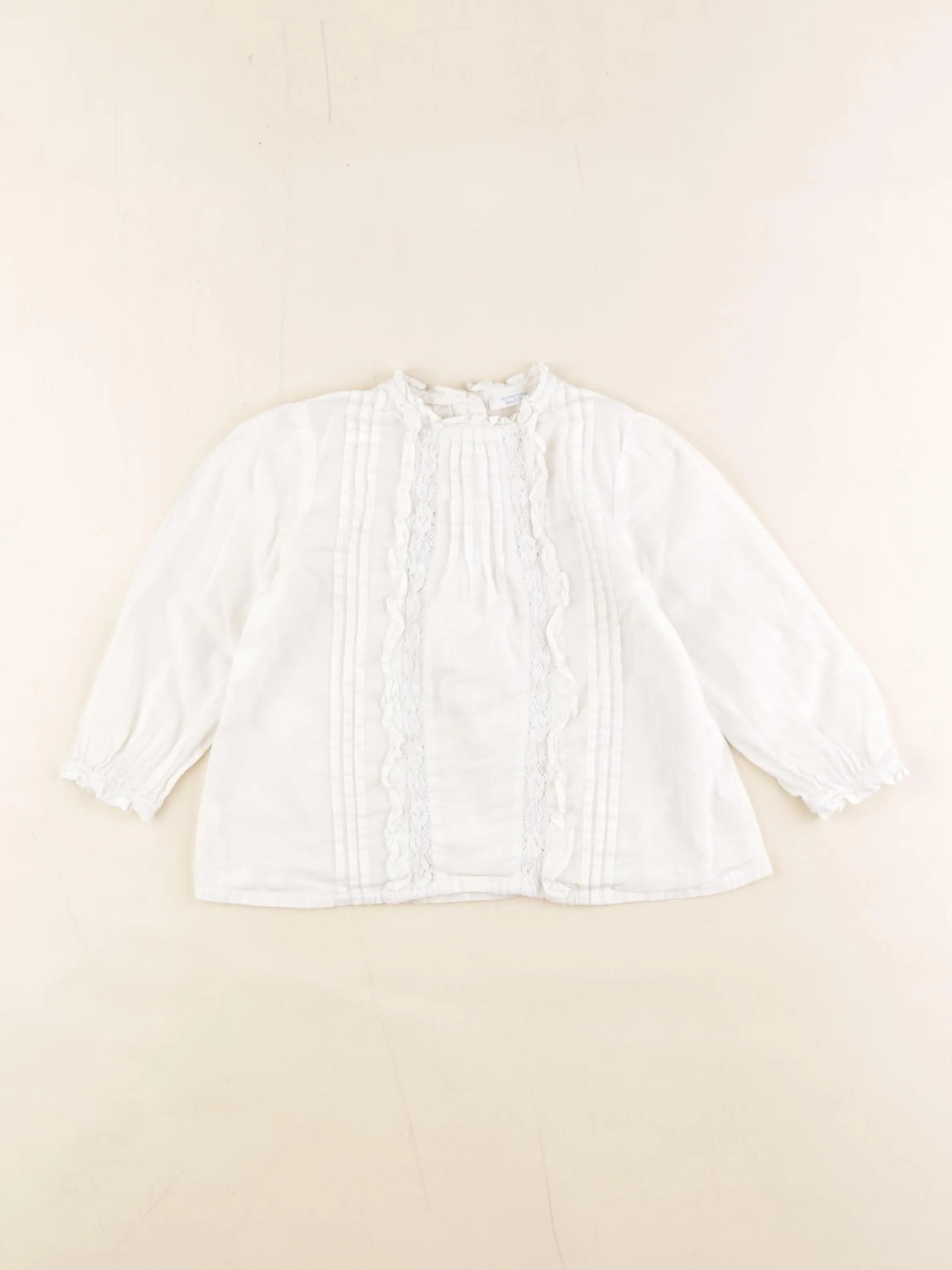 Boutchou - blouse blanc - 24 mois