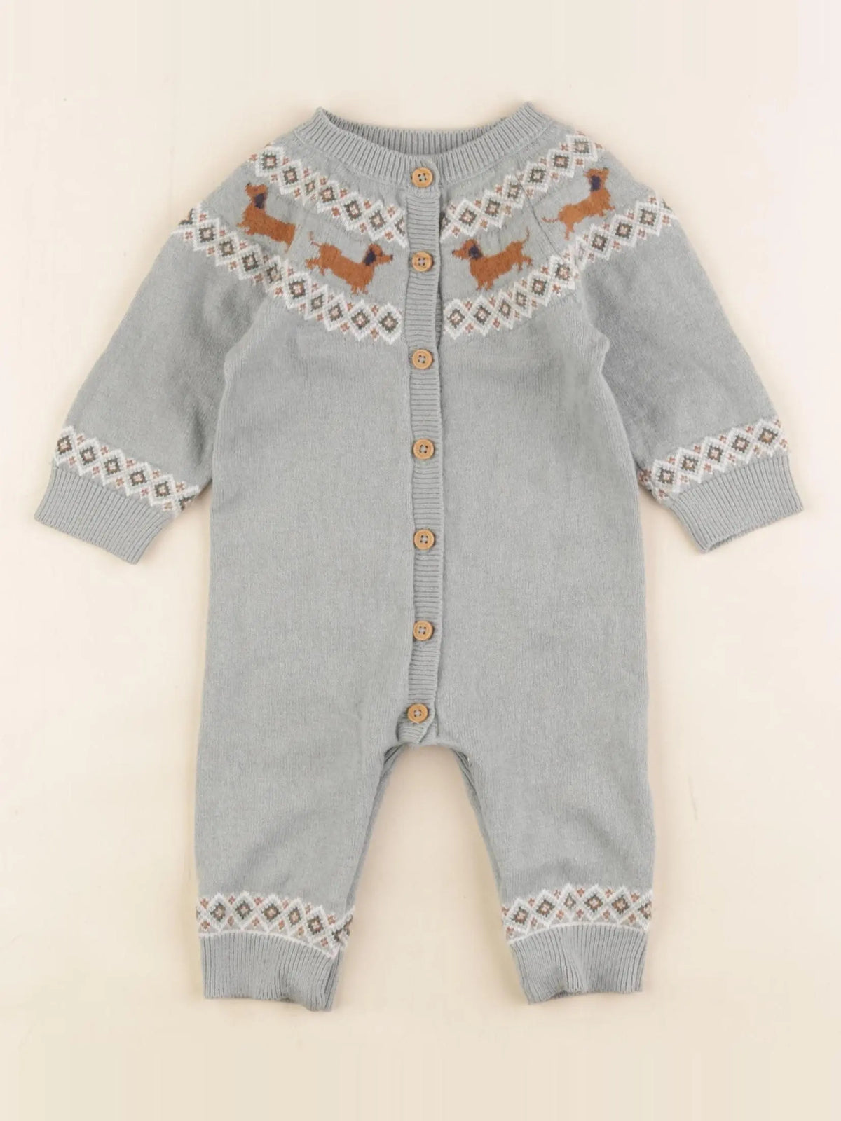 Boutchou - combinaison vert - 3 mois
