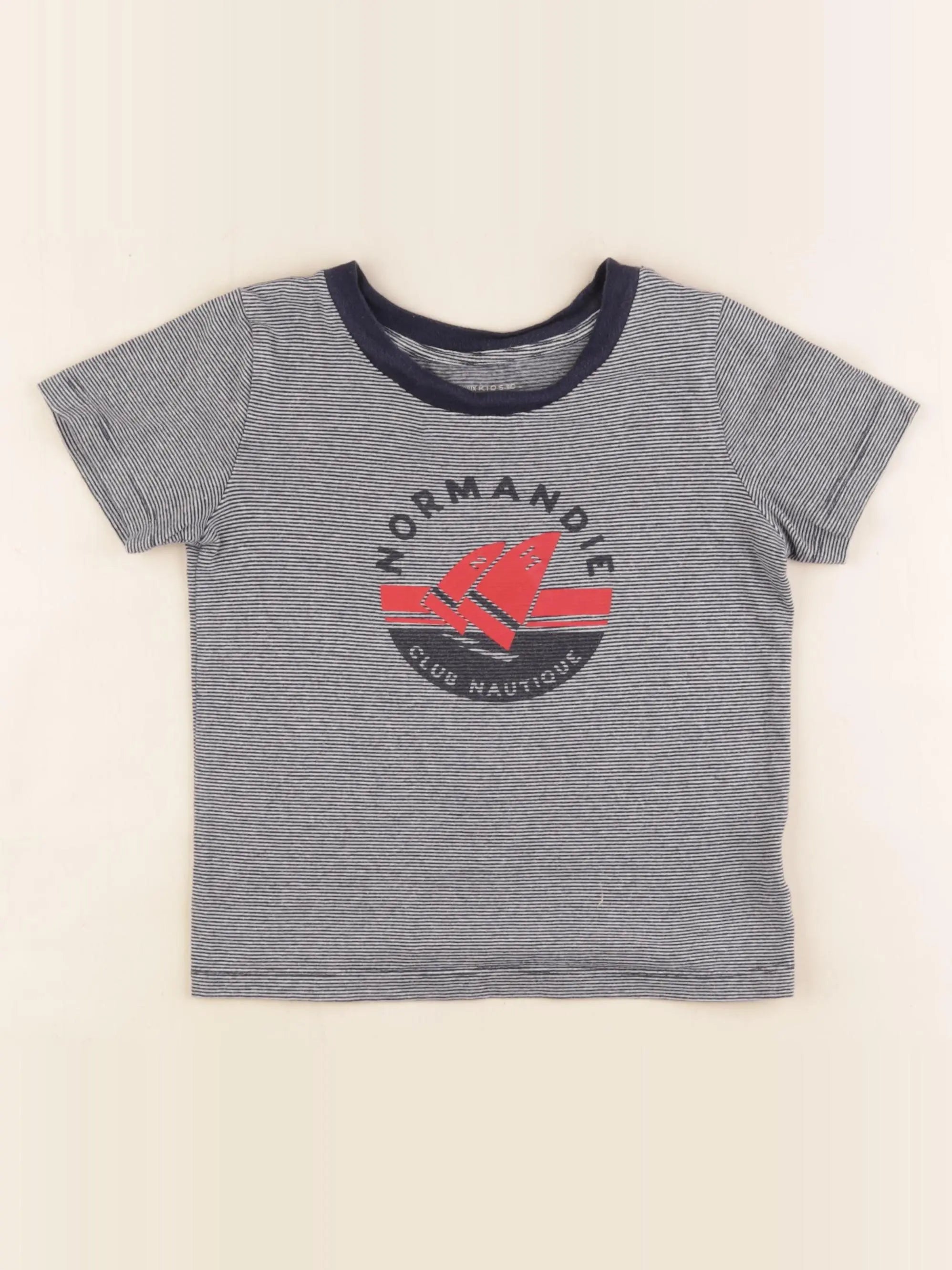 Monoprix - tee-shirt bleu - 5 ans