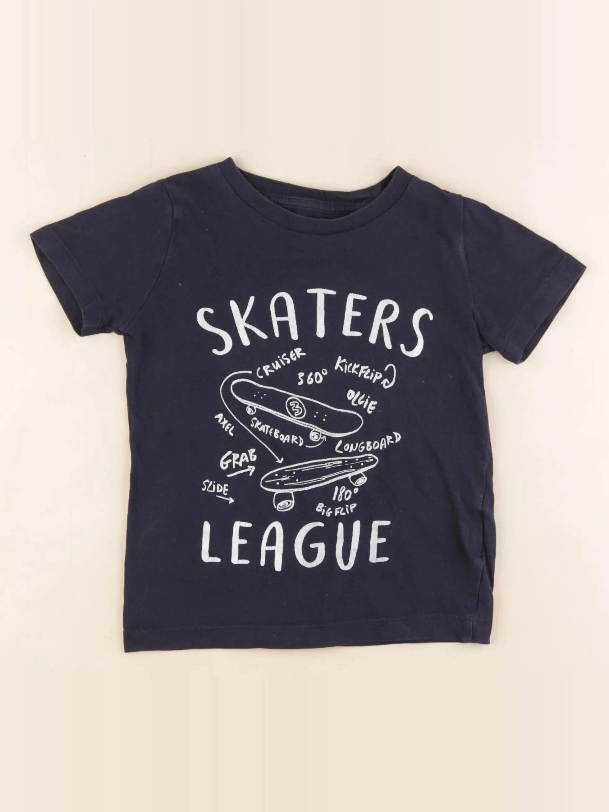 Monoprix - tee-shirt bleu - 5 ans