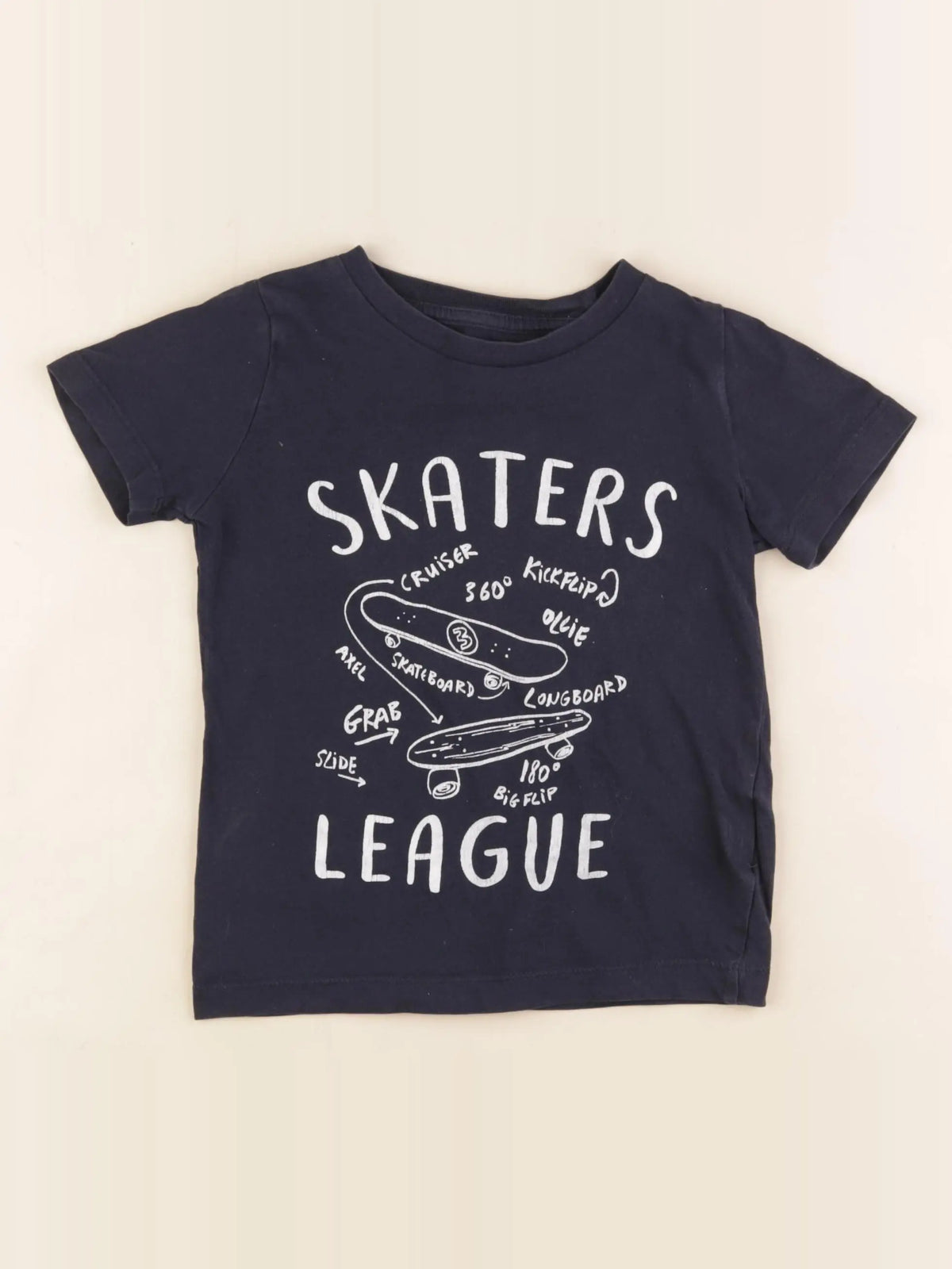 Monoprix - tee-shirt bleu - 5 ans