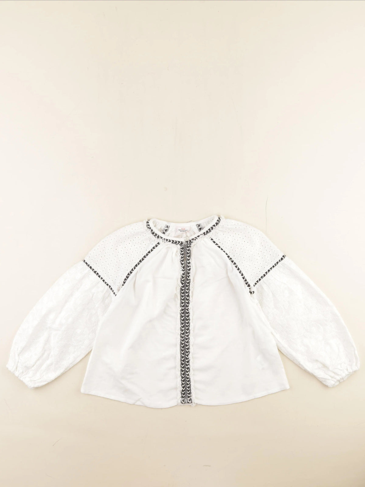 Tape à l'oeil - blouse blanc - 6 ans