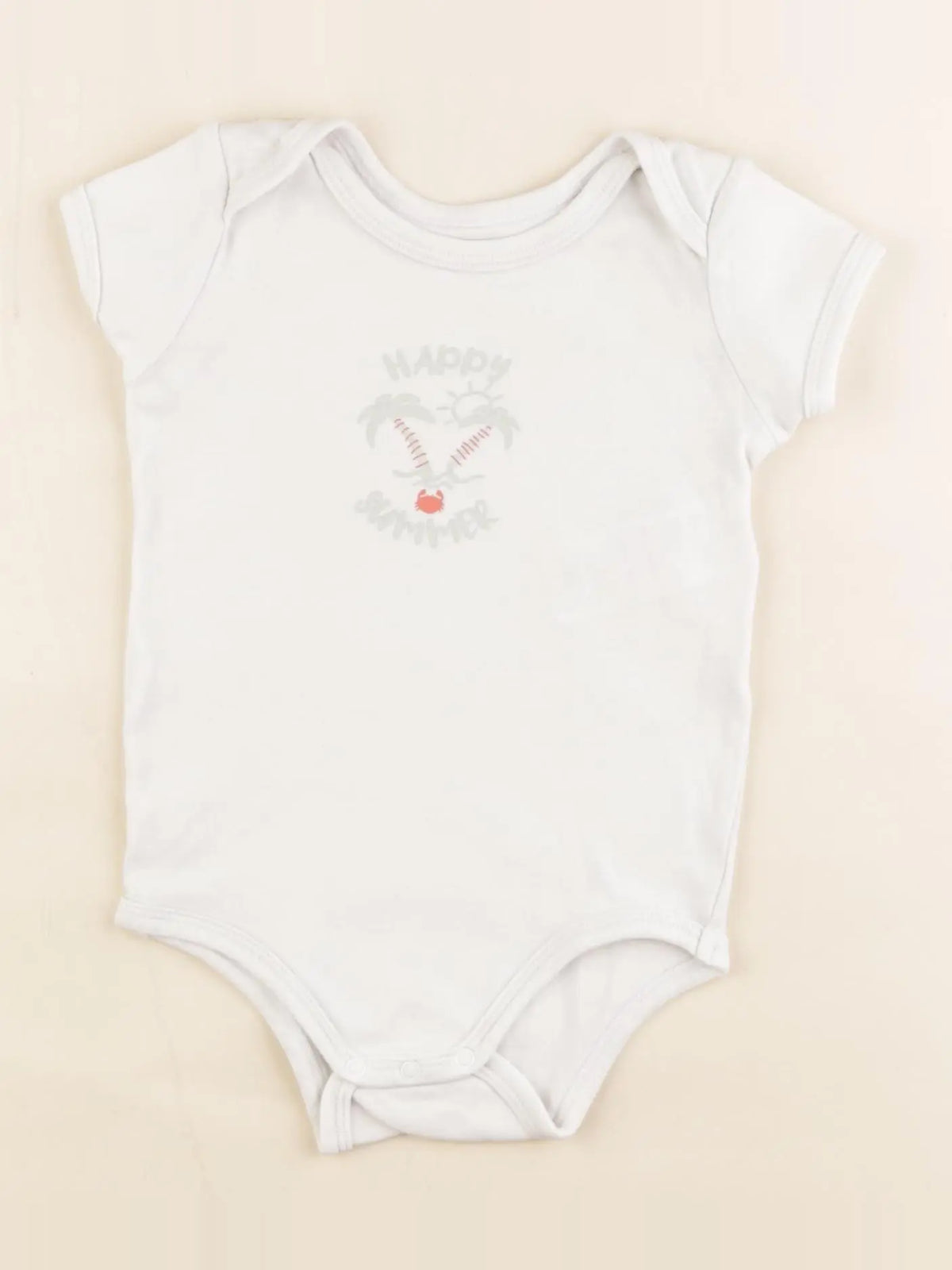 Vertbaudet - body coton blanc - 24 mois