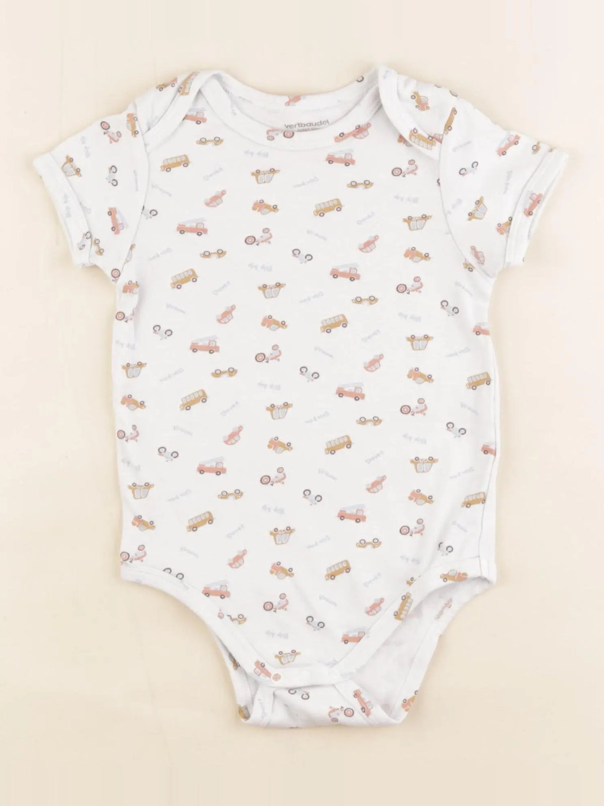 Vertbaudet - body coton blanc - 24 mois