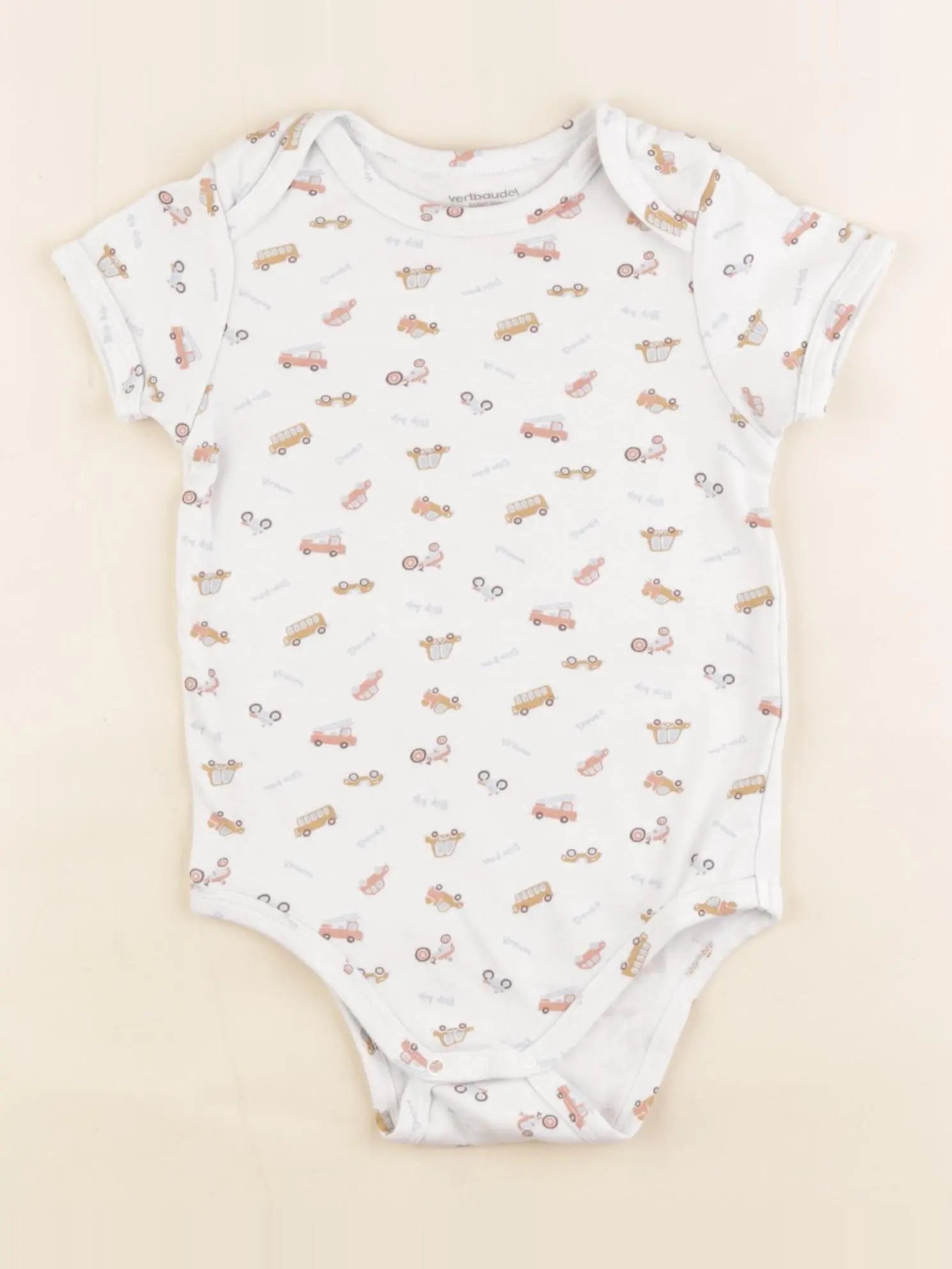 Vertbaudet - body coton blanc - 24 mois