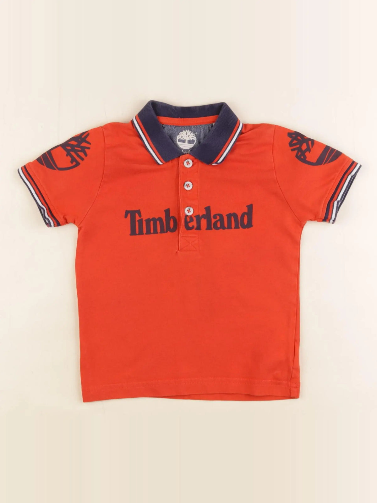 Timberland - polo rouge - 3 ans