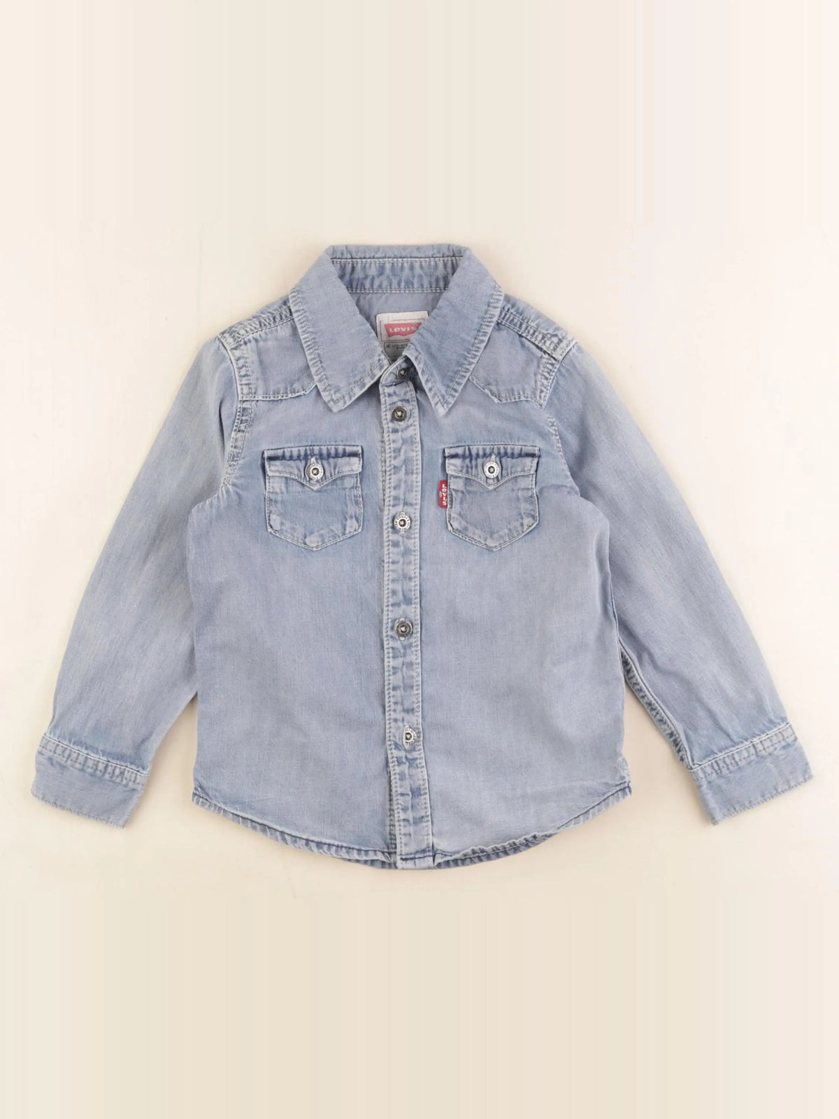Levi's - chemise bleu - 3 ans