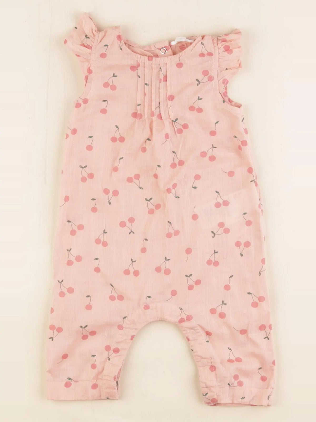 Vertbaudet - combinaison rose - 3 mois