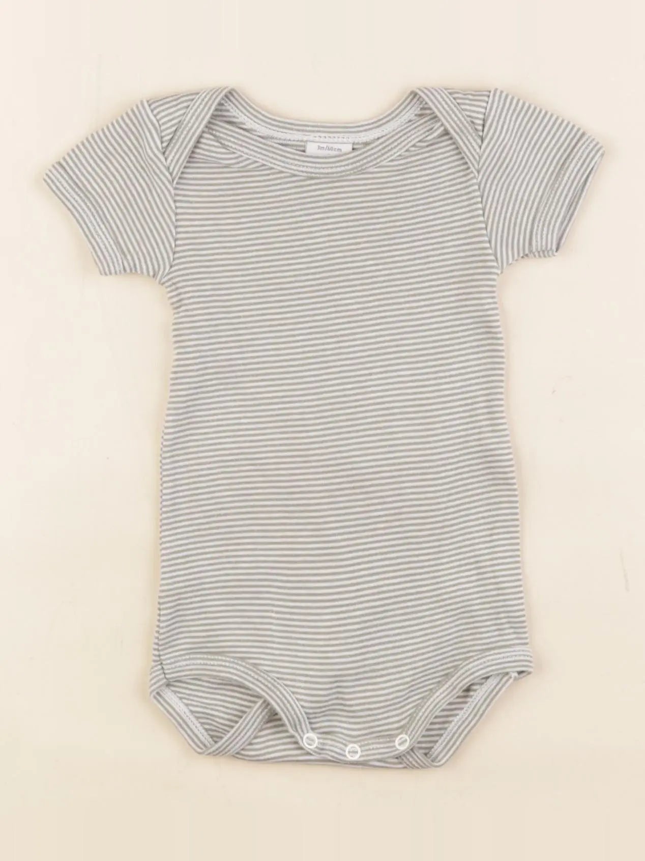Petit Bateau - body vert - 3 mois