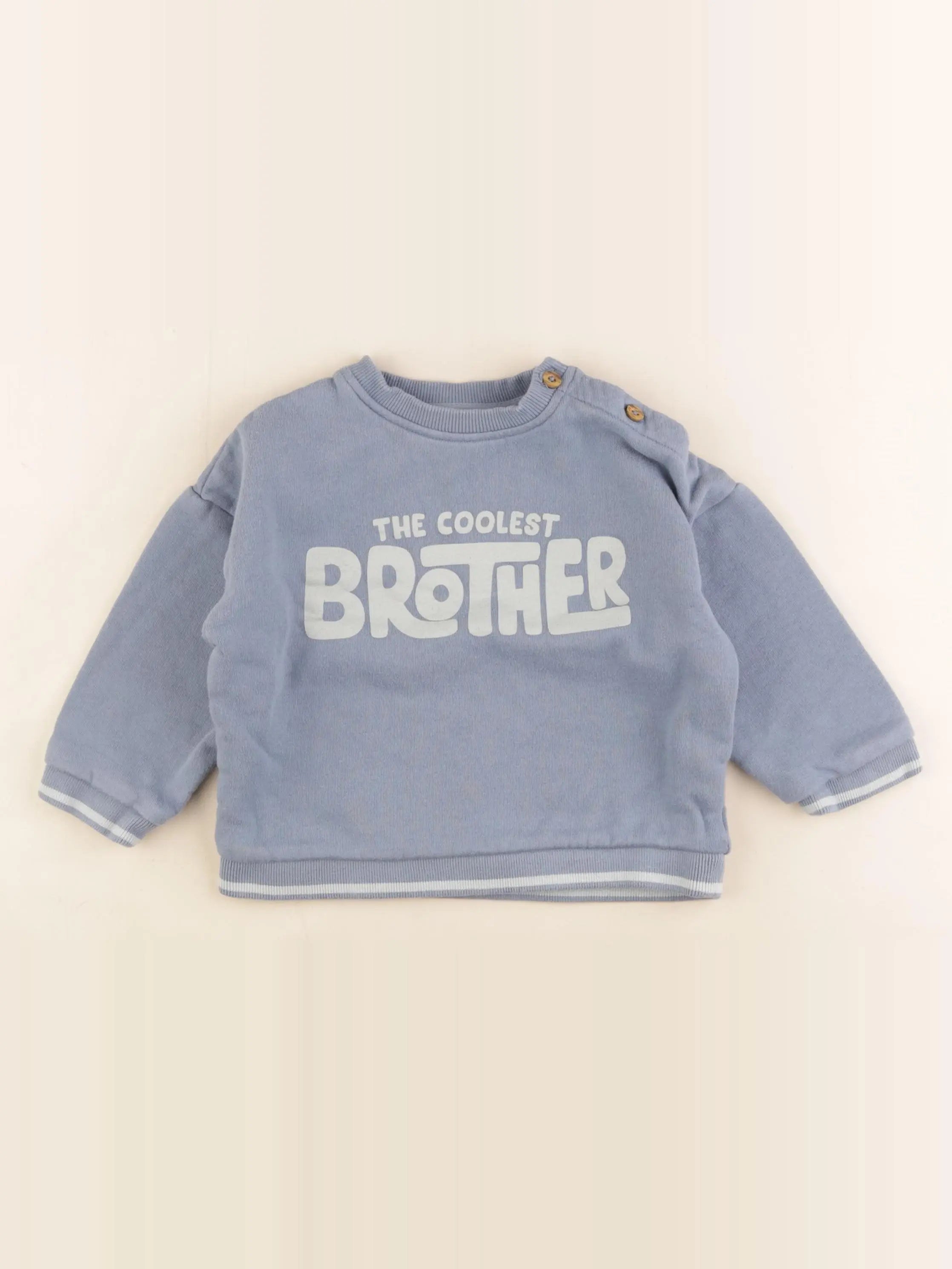 Boutchou - sweat bleu - 36 mois