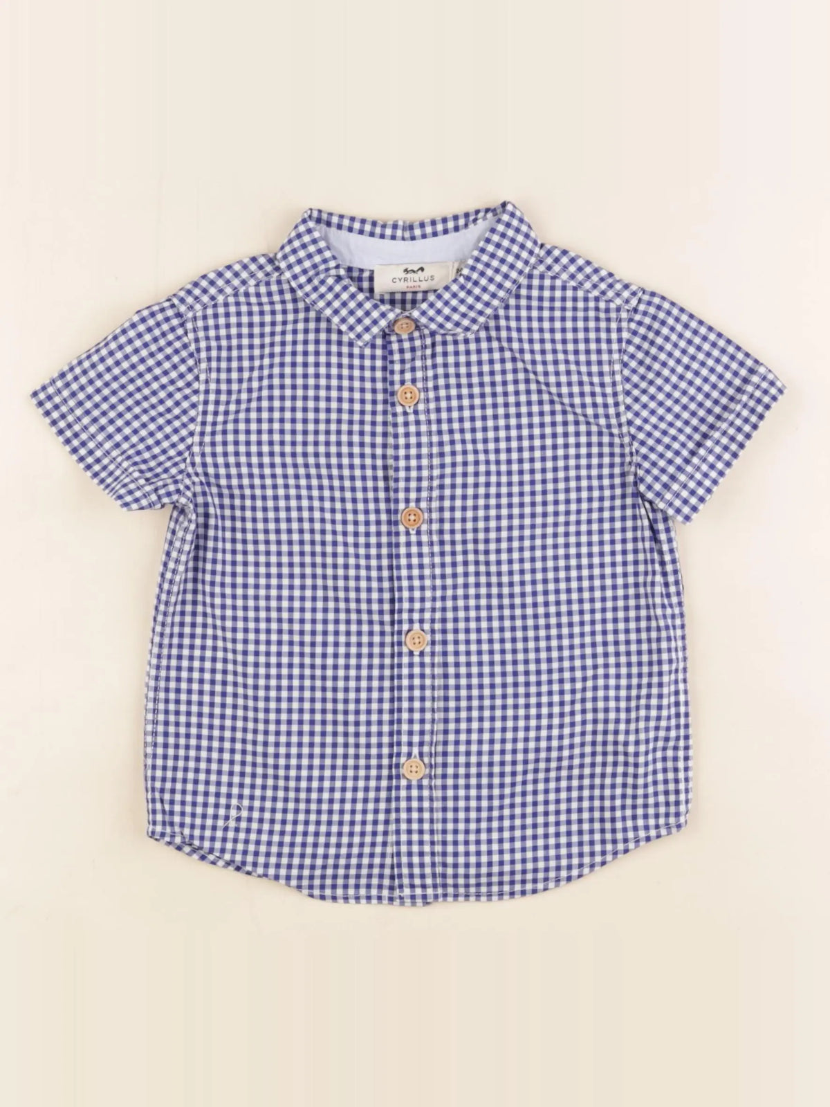Cyrillus - chemise bleu - 24 mois