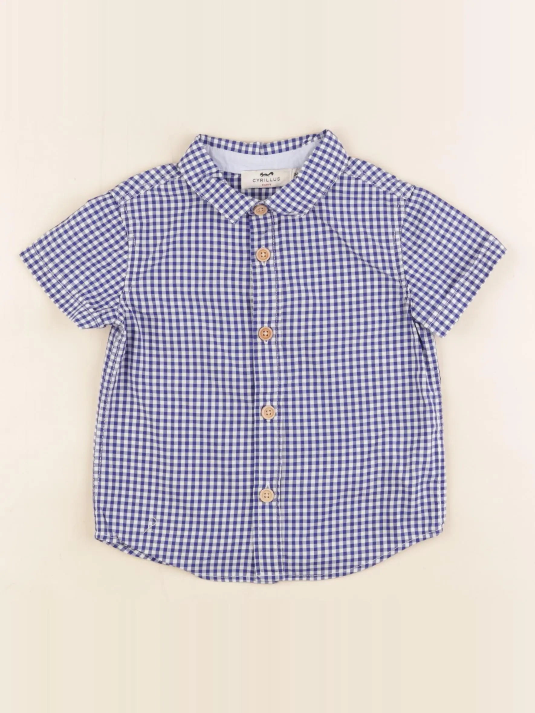 Cyrillus - chemise bleu - 24 mois