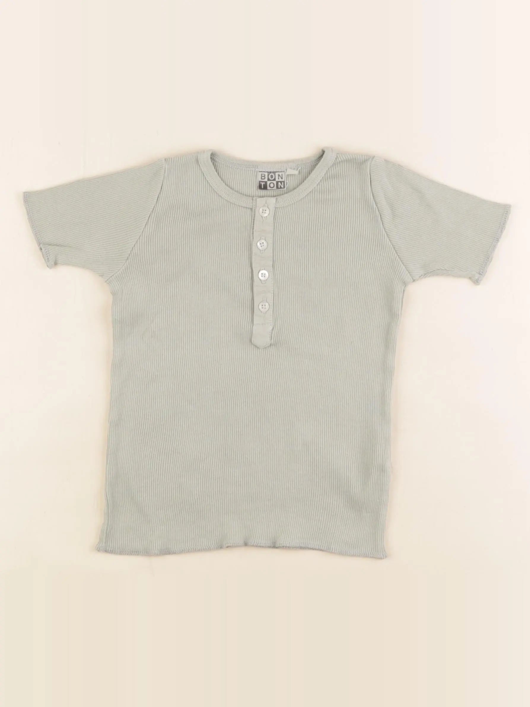 Bonton - tee-shirt vert - 2 ans