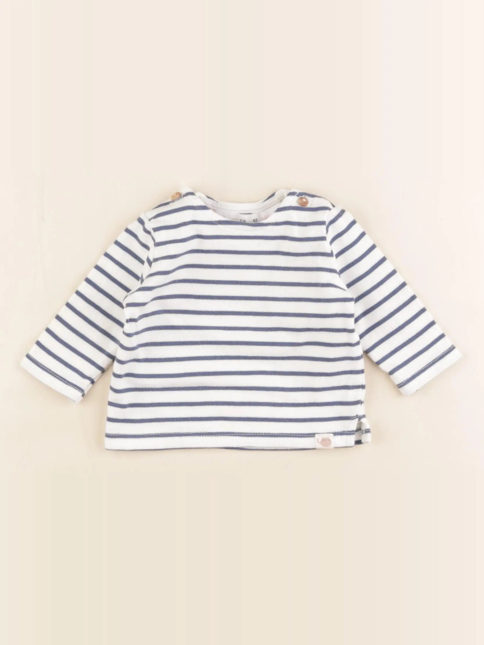 Zara - tee-shirt bleu - 1/3 mois
