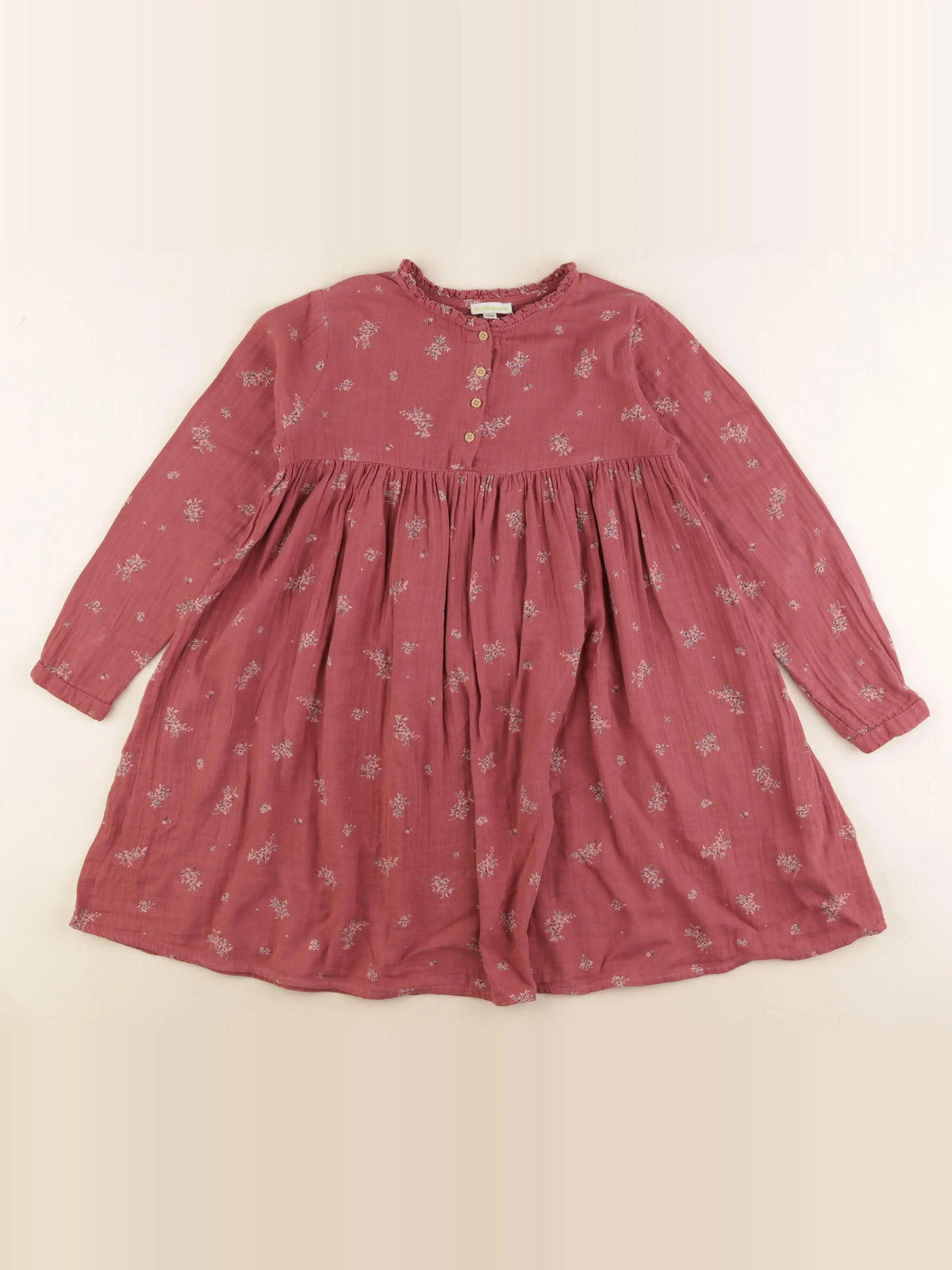 Vertbaudet - robe rouge - 9 ans