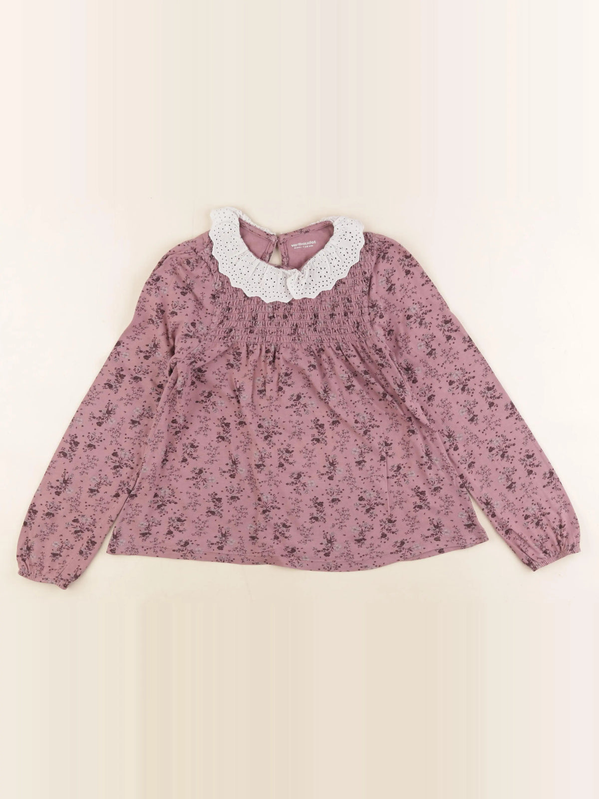 Vertbaudet - tee-shirt violet - 8 ans