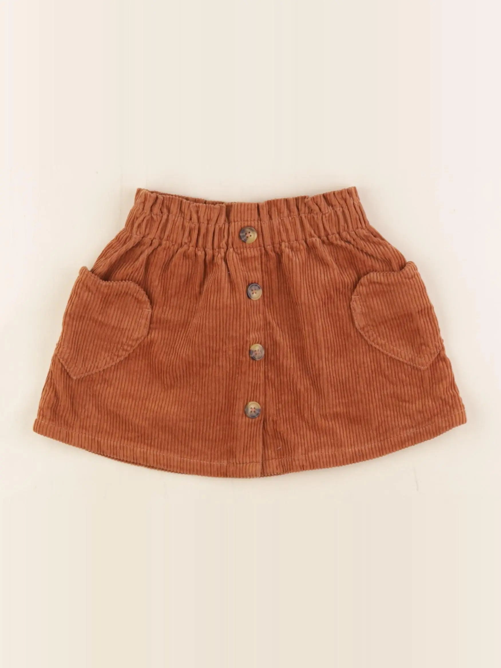 Vertbaudet - jupe marron - 3 ans