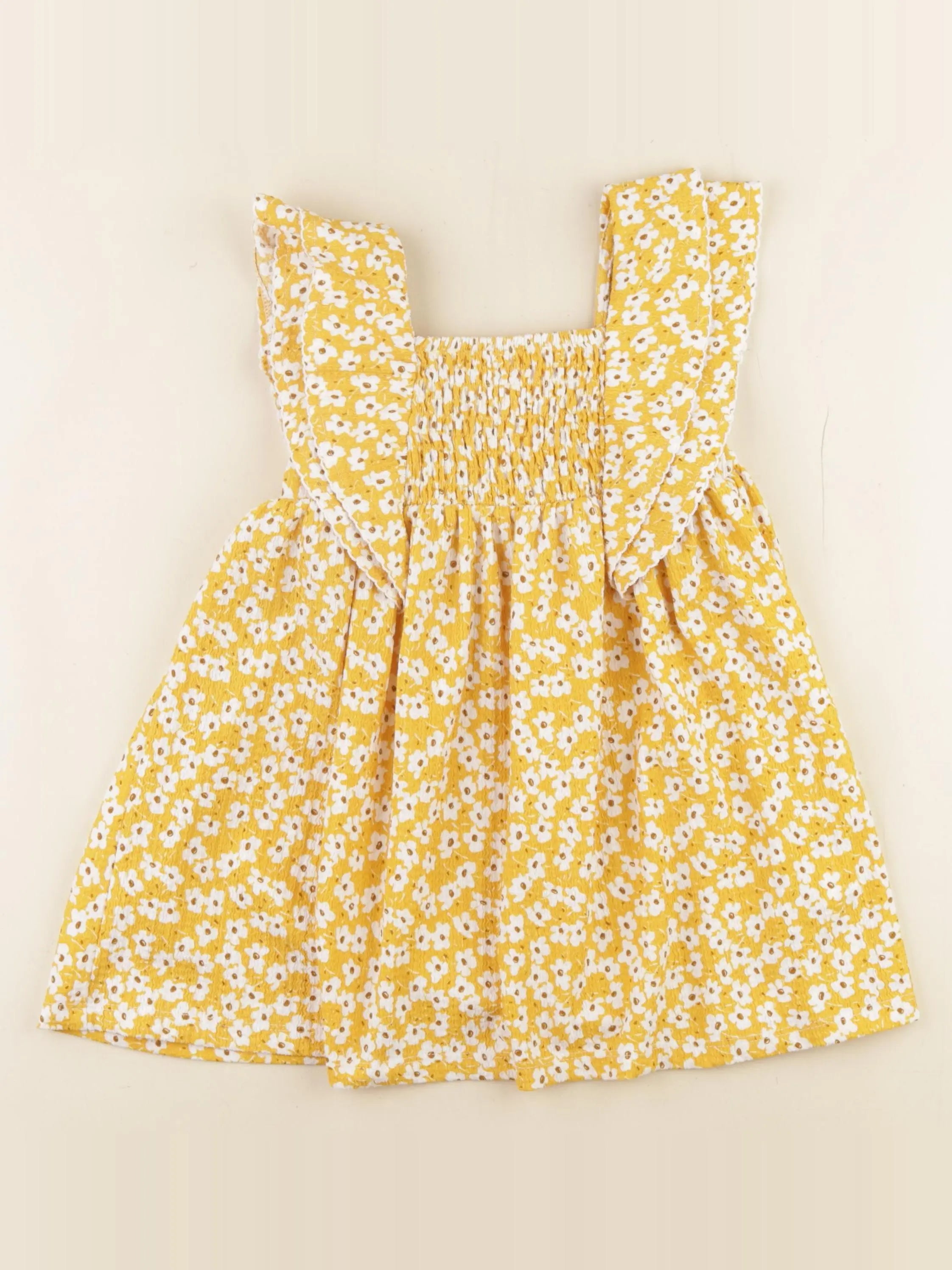 Zara - robe jaune - 2/3 ans