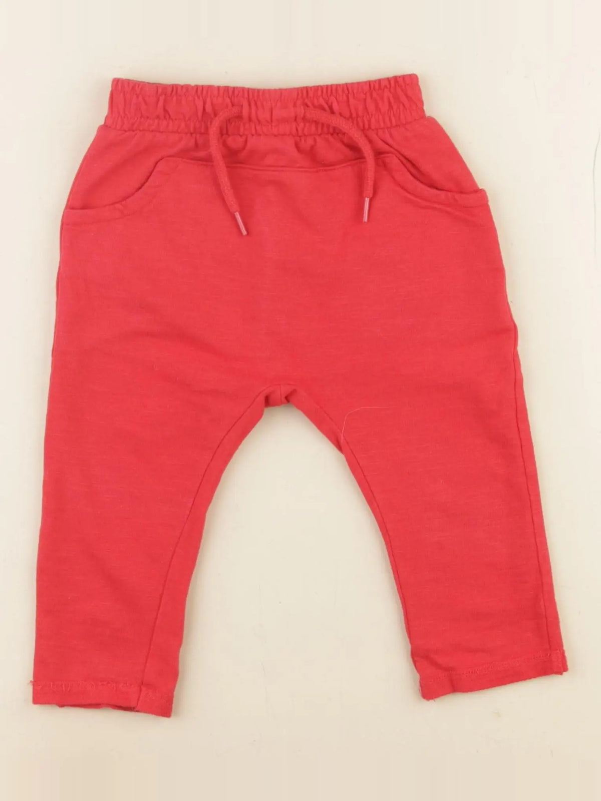 Vertbaudet - sarouel rouge - 9 mois